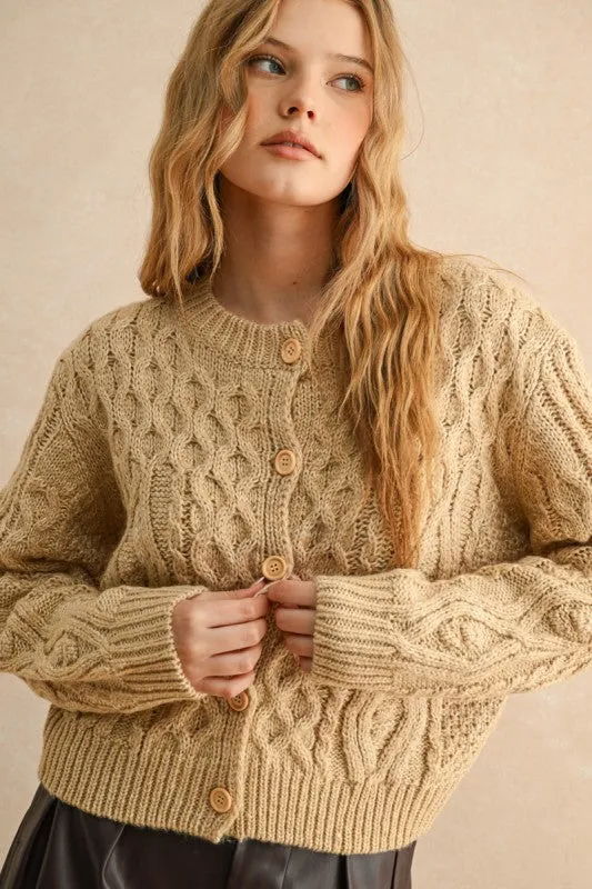 Mara Cable Cardigan sold by Kins Collective product image thumbnail 2