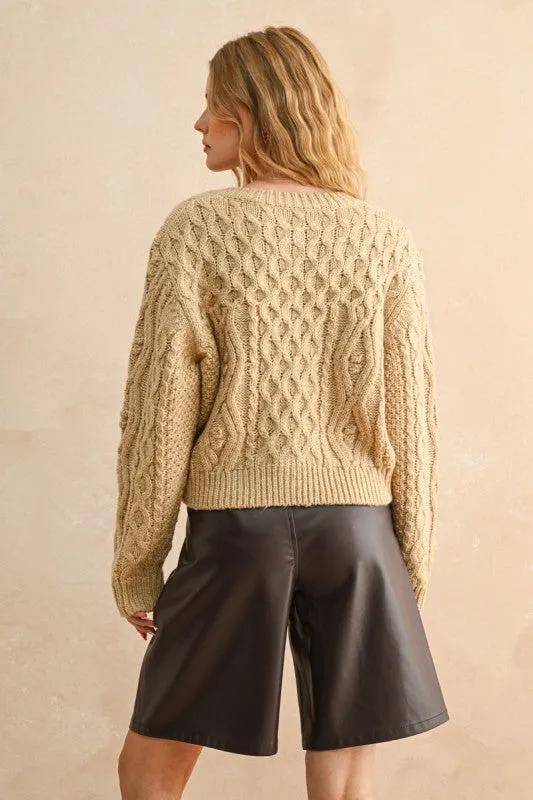 Mara Cable Cardigan sold by Kins Collective product image thumbnail 4