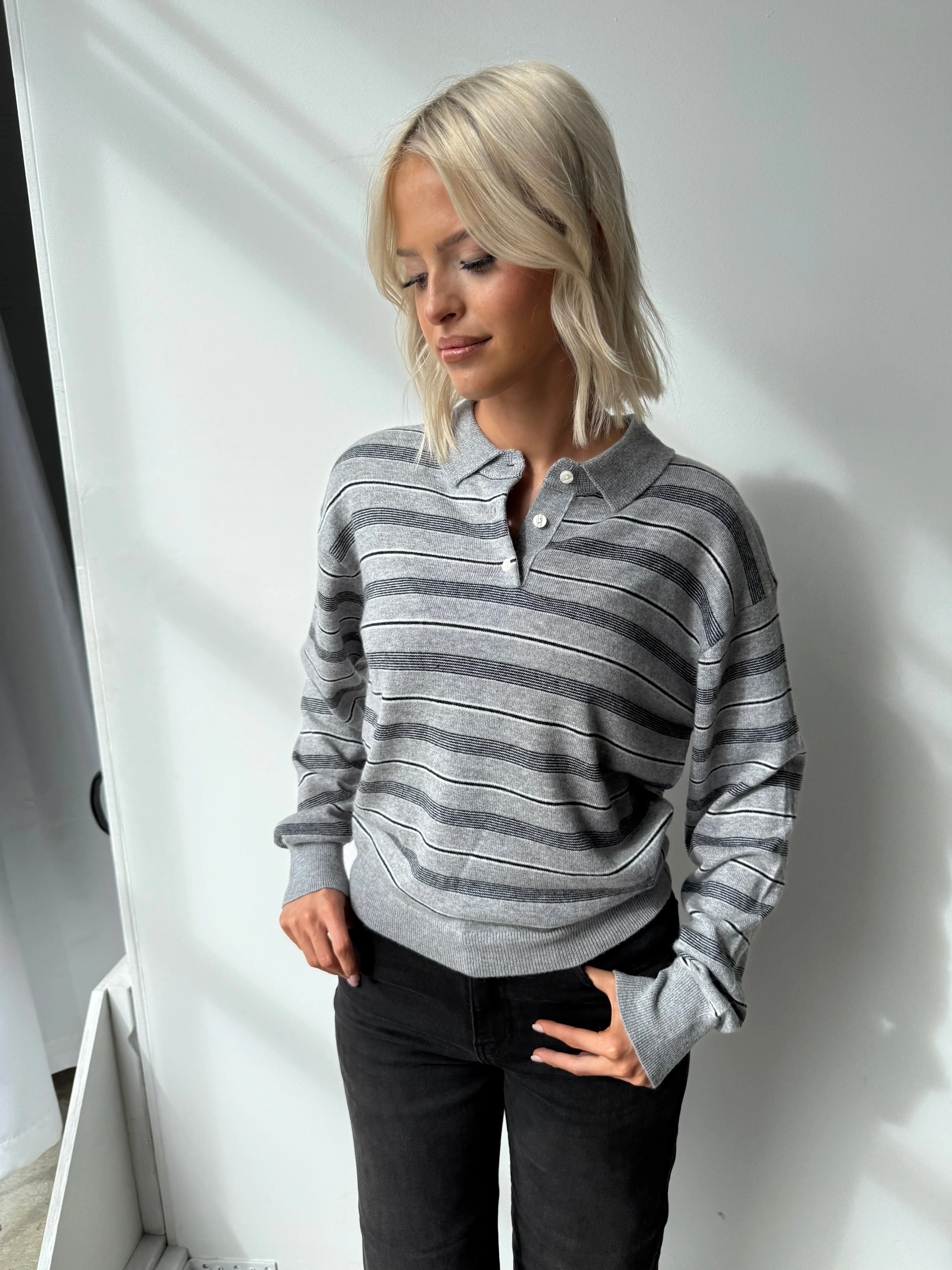 Camille Collared Polo Crew sold by Kins Collective