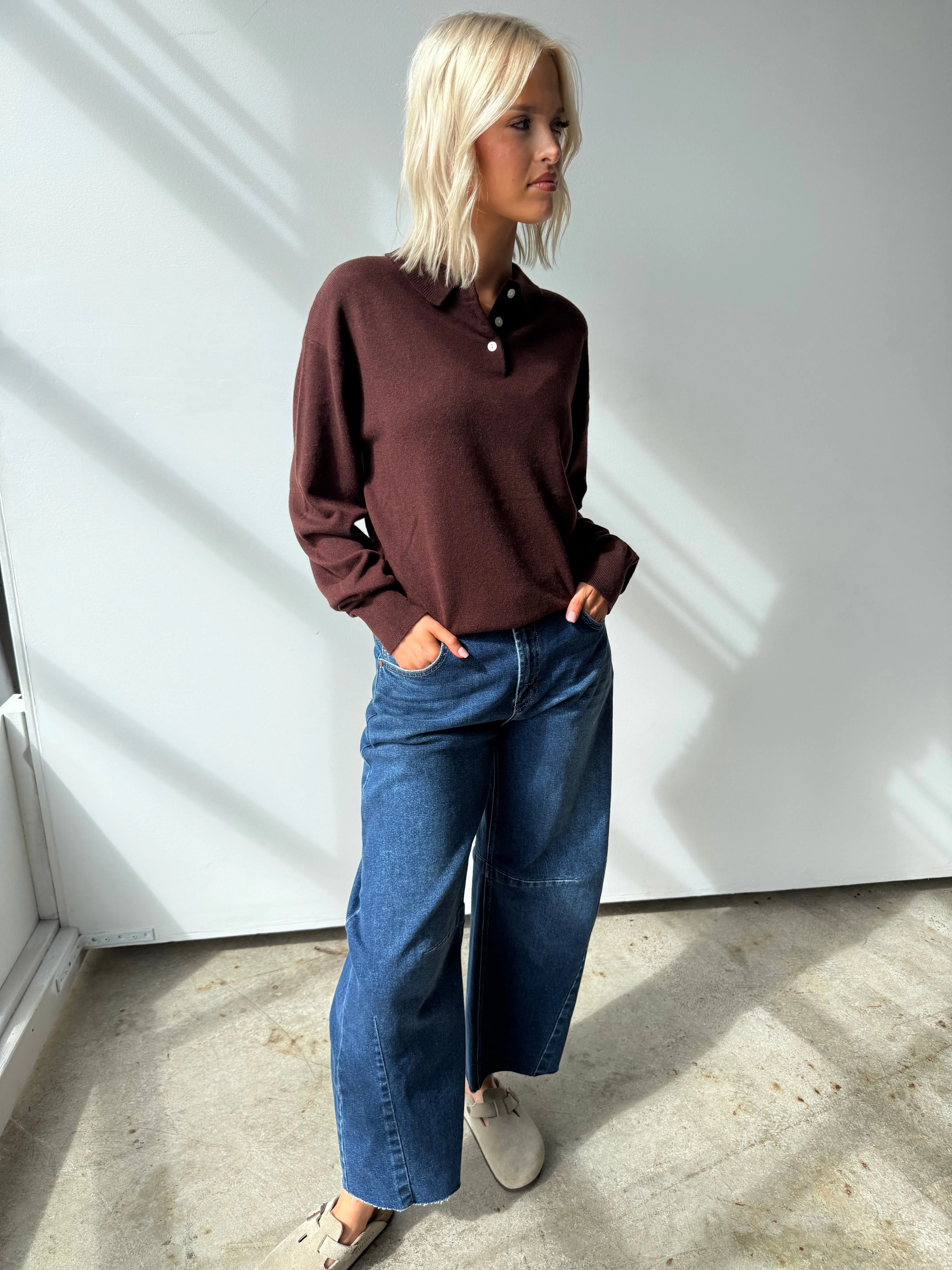 Camille Collared Polo Crew sold by Kins Collective product image thumbnail 3