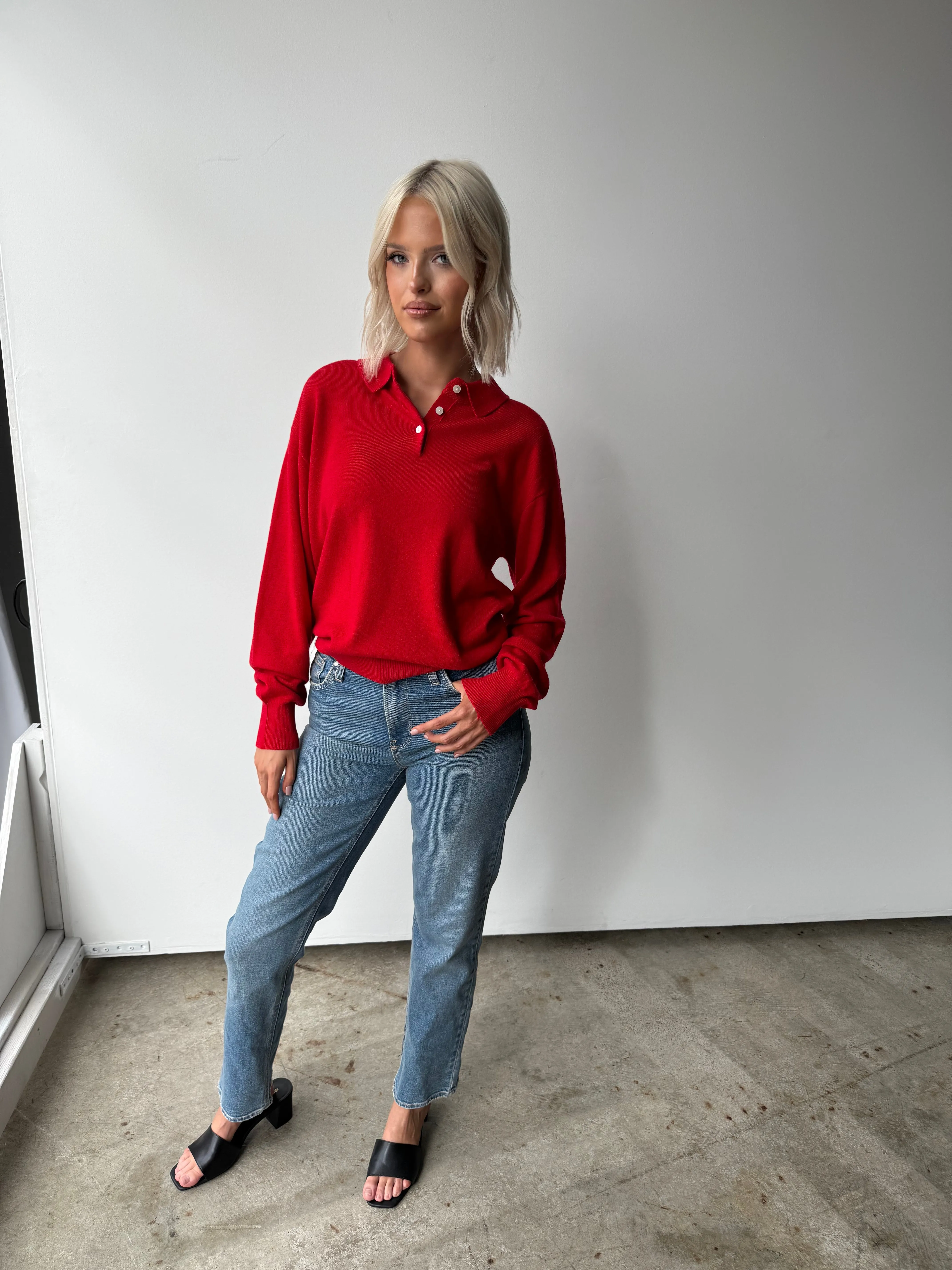 Camille Collared Polo Crew sold by Kins Collective product image thumbnail 4