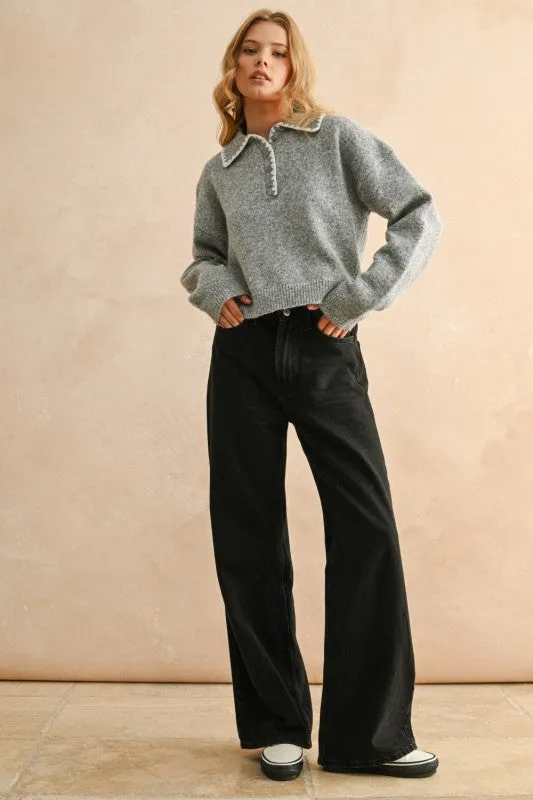 Stitch Detail Sweater sold by Kins Collective product image thumbnail 4