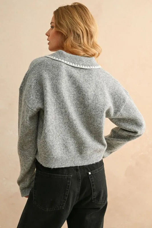 Stitch Detail Sweater sold by Kins Collective product image thumbnail 3
