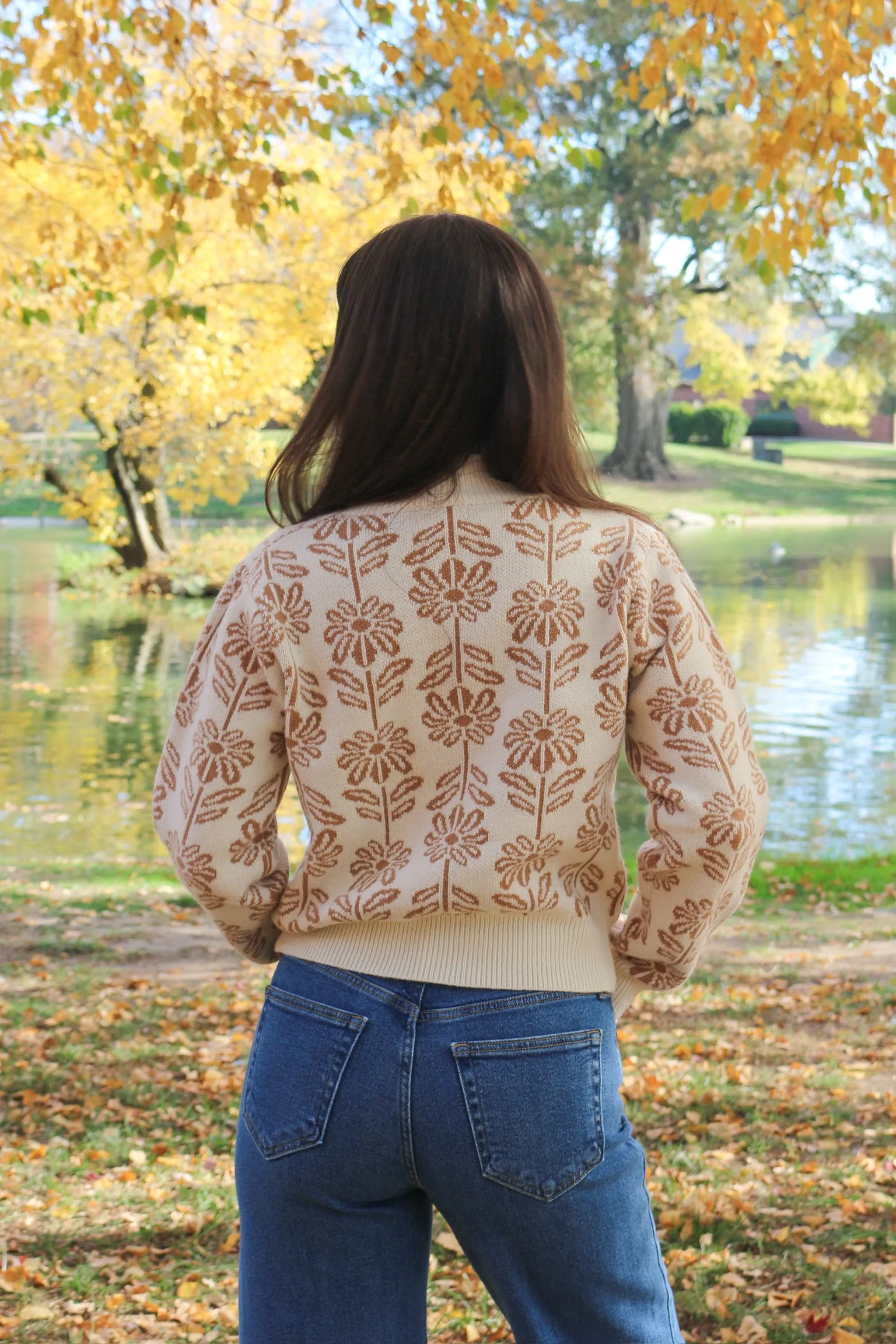 Fall Floral Sweater sold by Kins Collective product image thumbnail 3