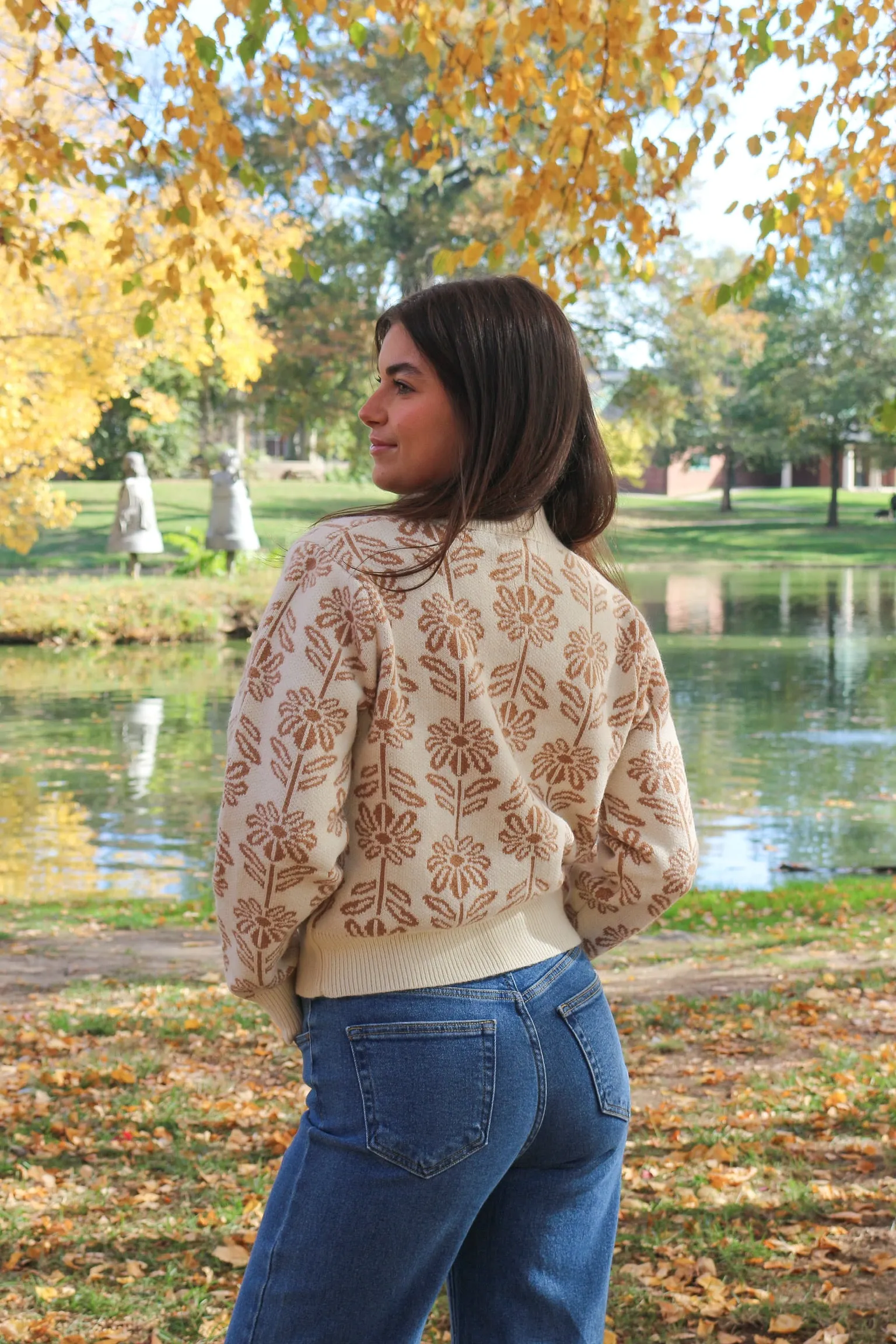 Fall Floral Sweater sold by Kins Collective product image thumbnail 4