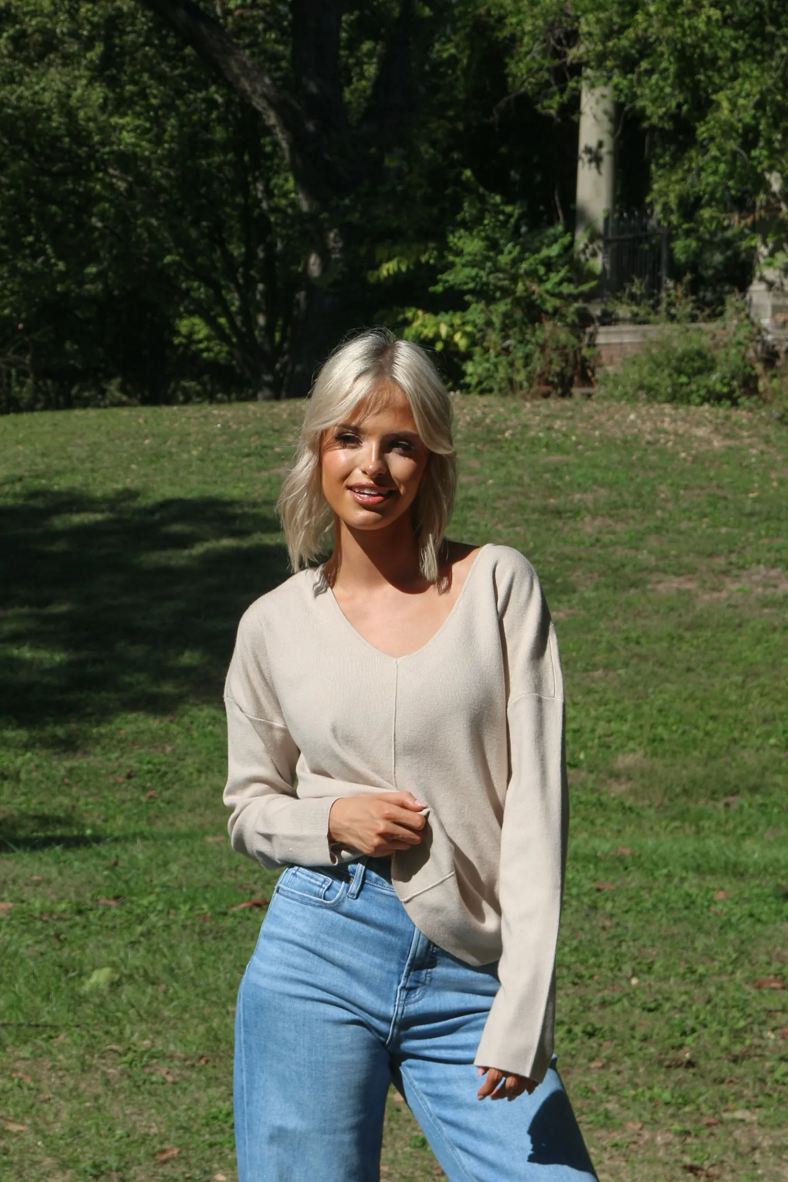 Front Seam Sweater sold by Kins Collective product image thumbnail 2