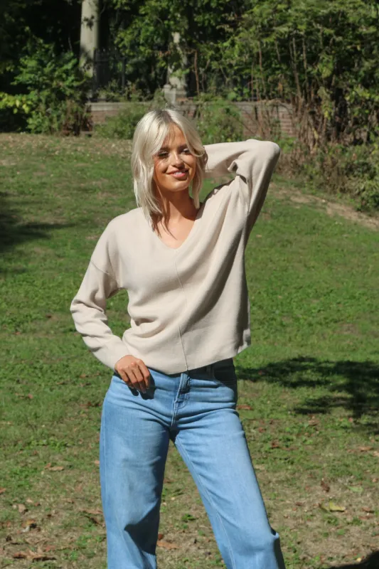 Front Seam Sweater sold by Kins Collective