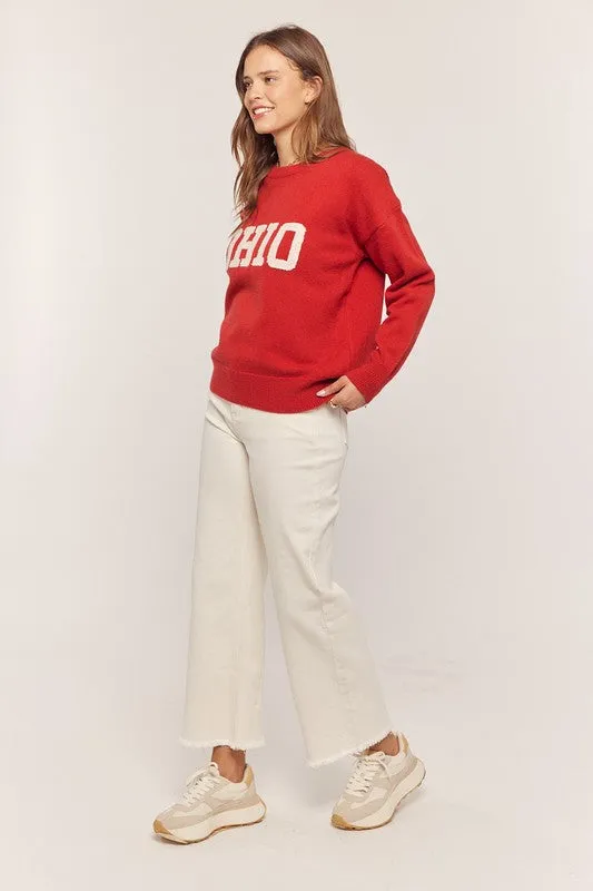 OHIO Embroidered Sweater sold by Kins Collective product image thumbnail 4