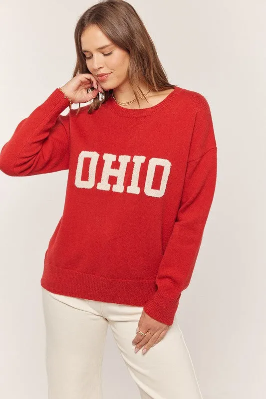 OHIO Embroidered Sweater sold by Kins Collective product image thumbnail 3