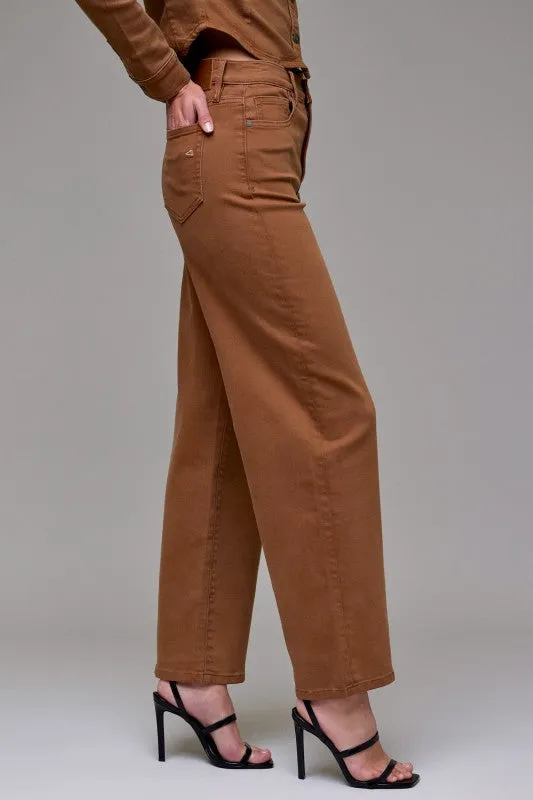 Logan High Rise Dad Jean Tawny sold by Kins Collective product image thumbnail 3