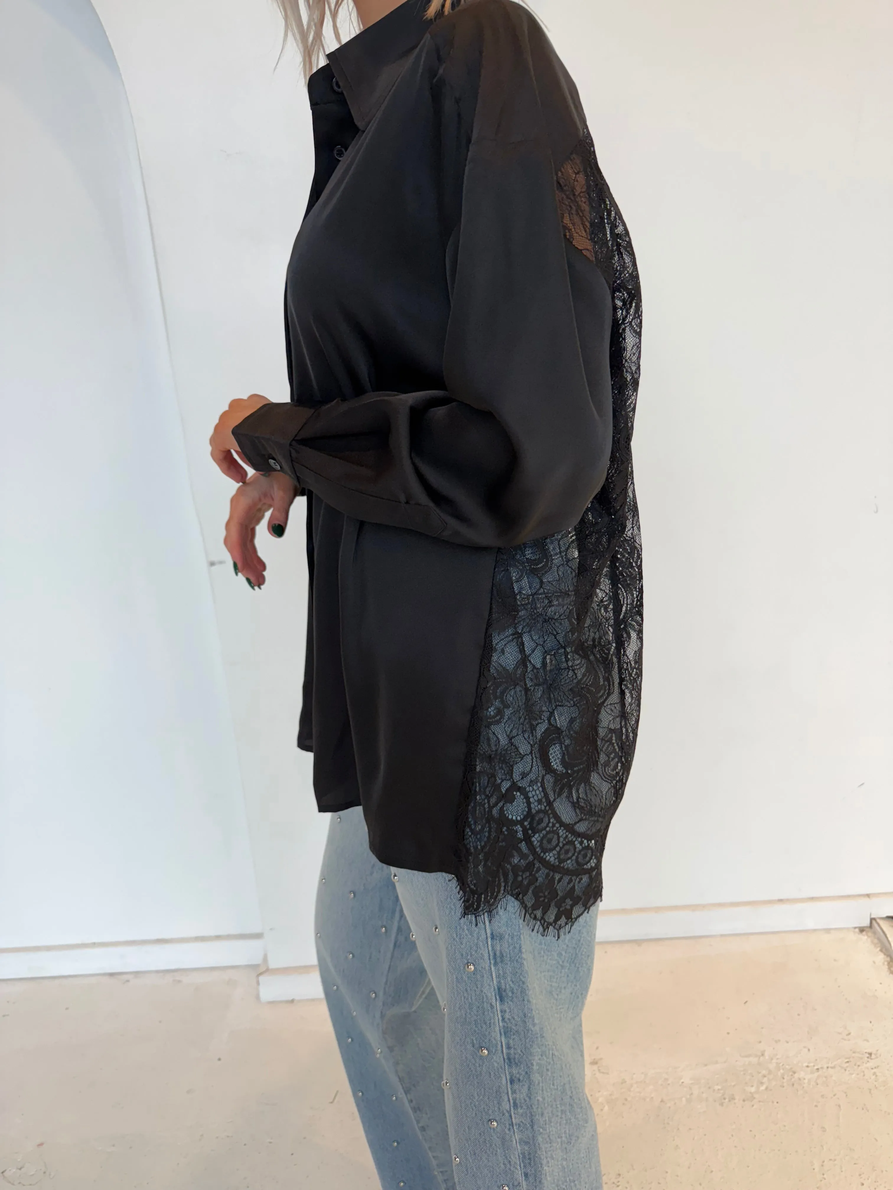 Lace Back Blouse sold by Kins Collective product image thumbnail 4