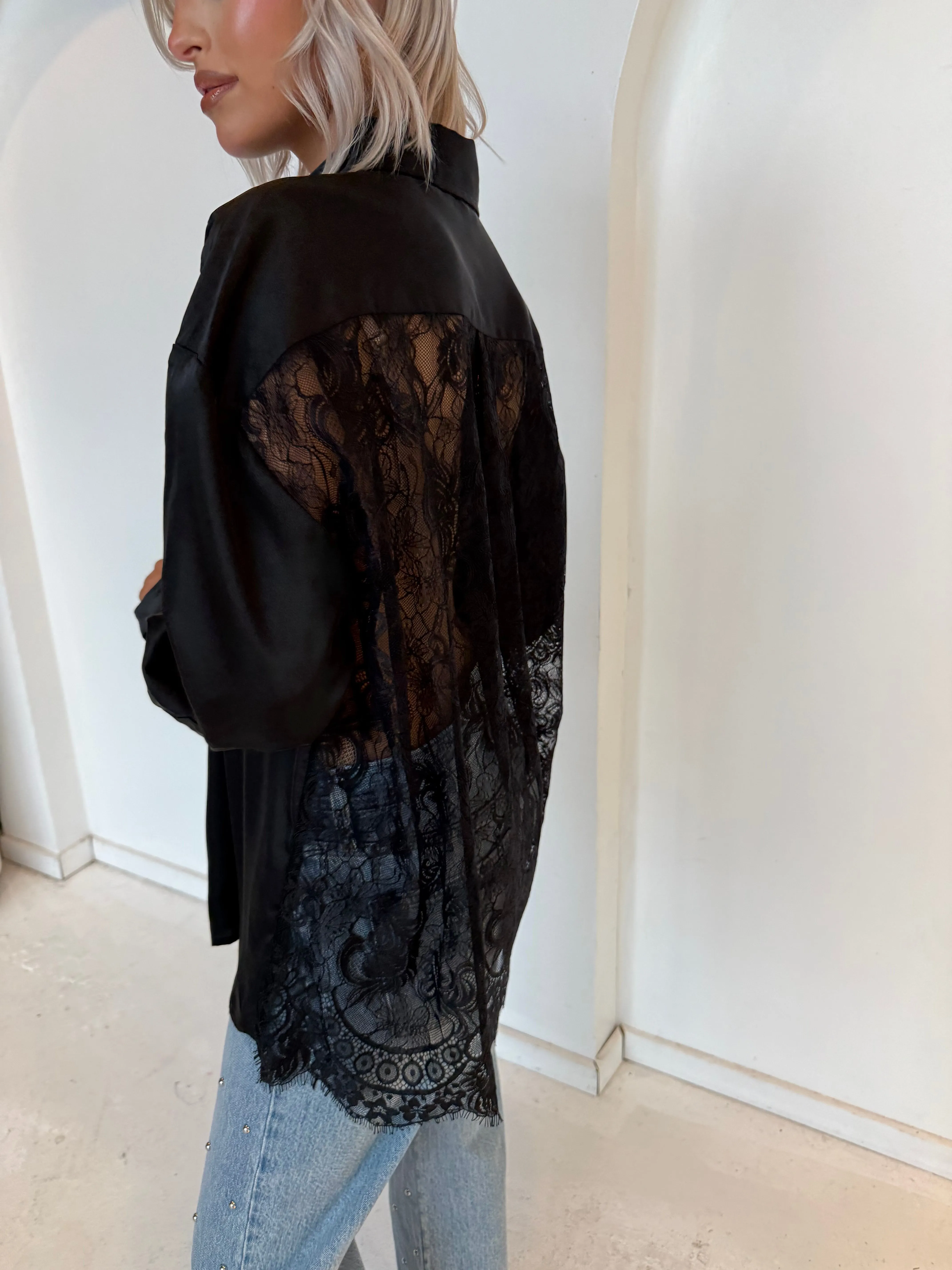 Lace Back Blouse sold by Kins Collective product image thumbnail 3