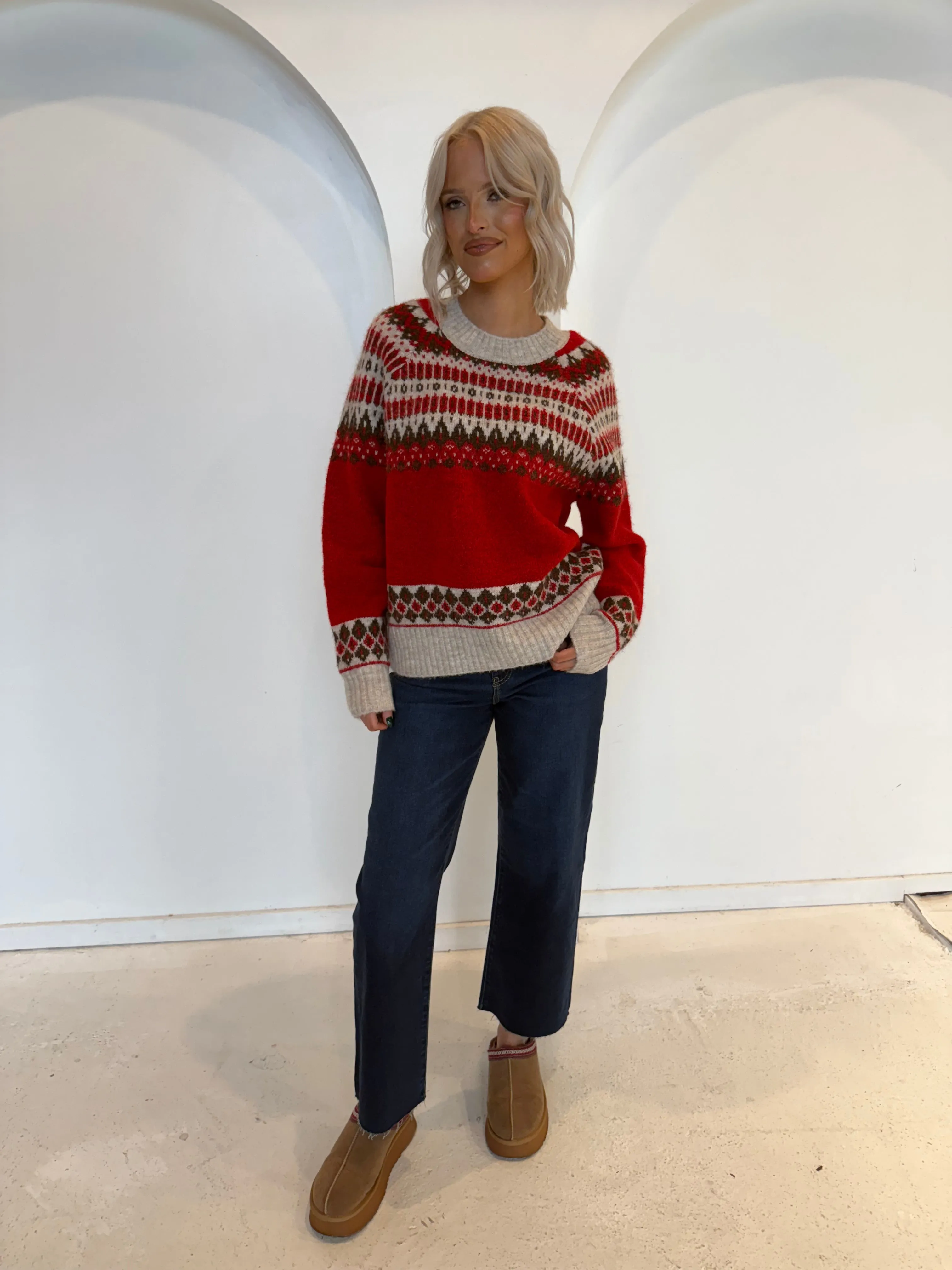Aspen Fair Isle Sweater sold by Kins Collective product image thumbnail 3