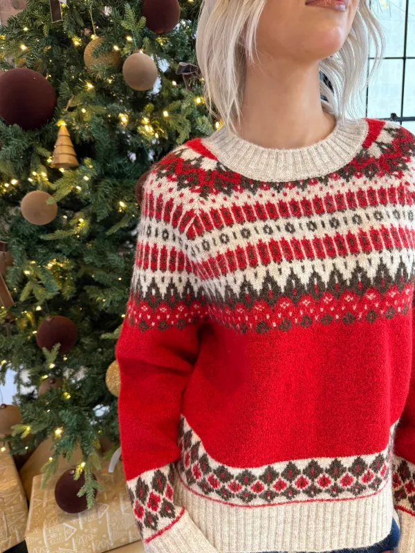 Aspen Fair Isle Sweater sold by Kins Collective