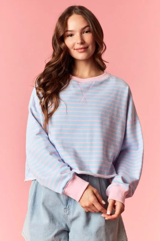 Pastel Stripe Pullover sold by Kins Collective