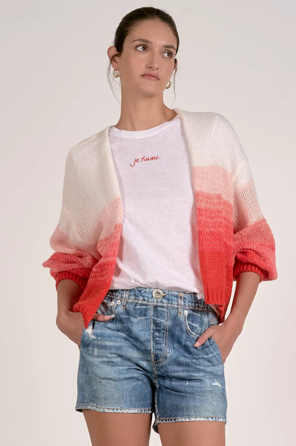 Ombre Open Cardigan sold by Kins Collective