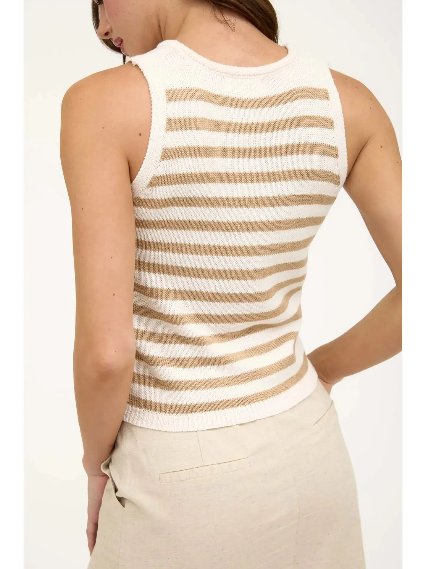 Stripe Knit Tank sold by Kins Collective product image thumbnail 4