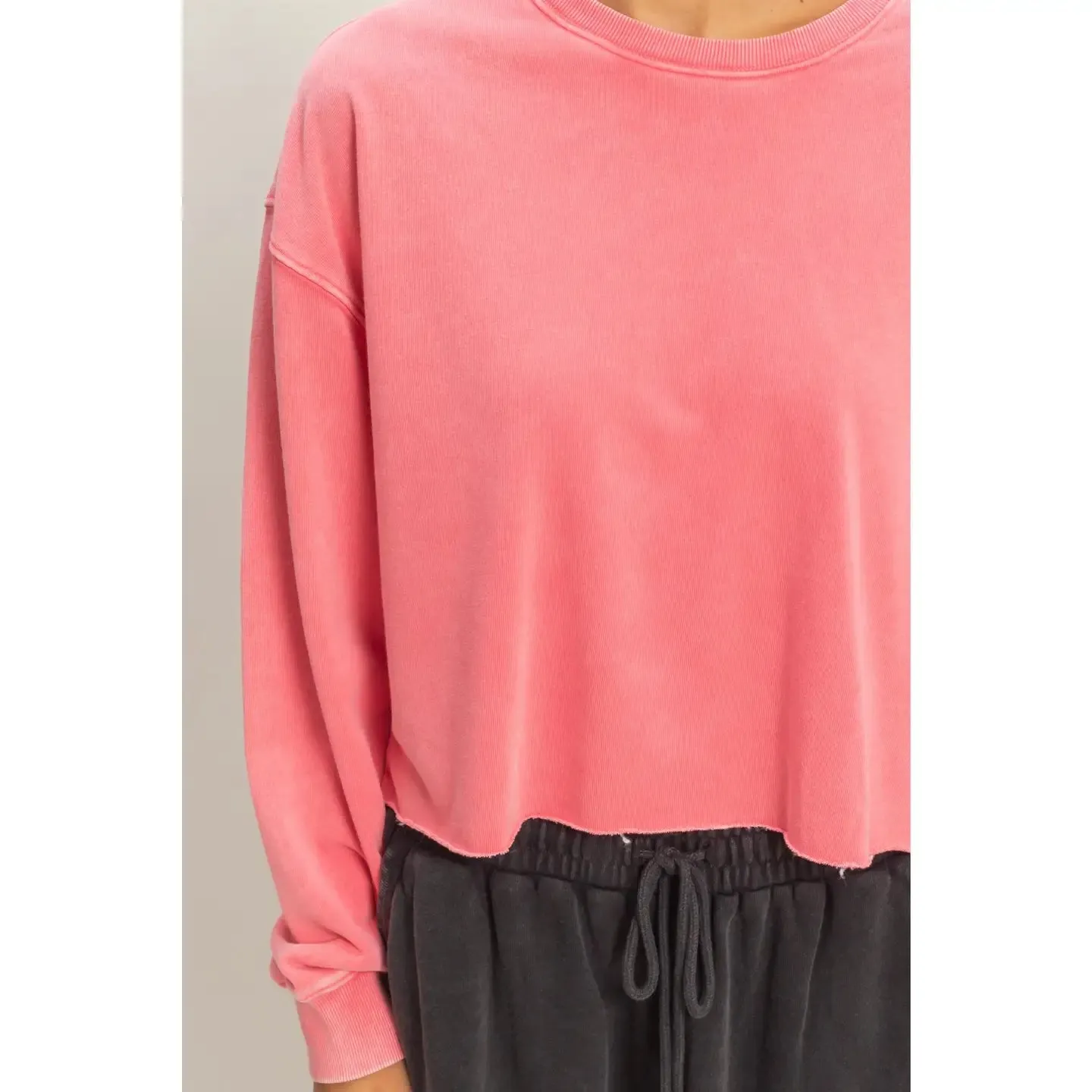 Go To Crop Pullover sold by Kins Collective product image thumbnail 3