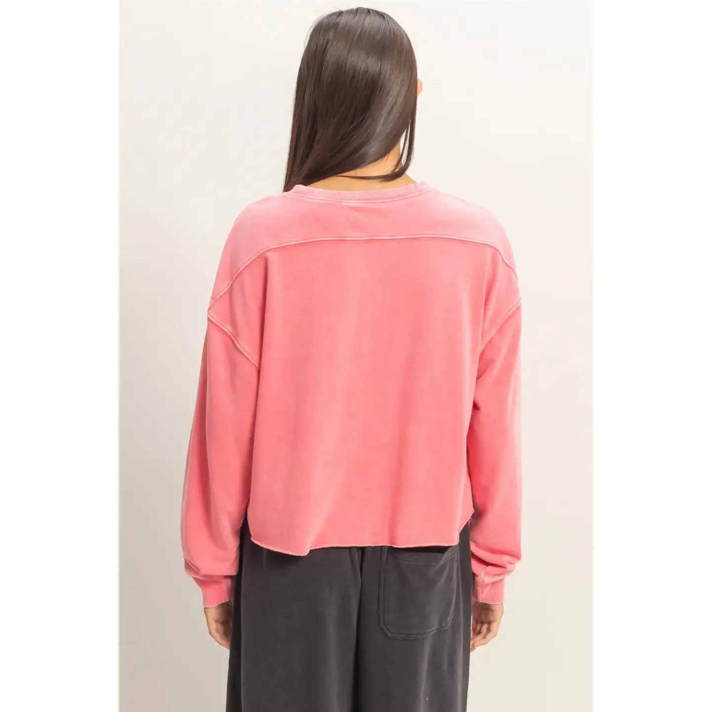 Go To Crop Pullover sold by Kins Collective product image thumbnail 2