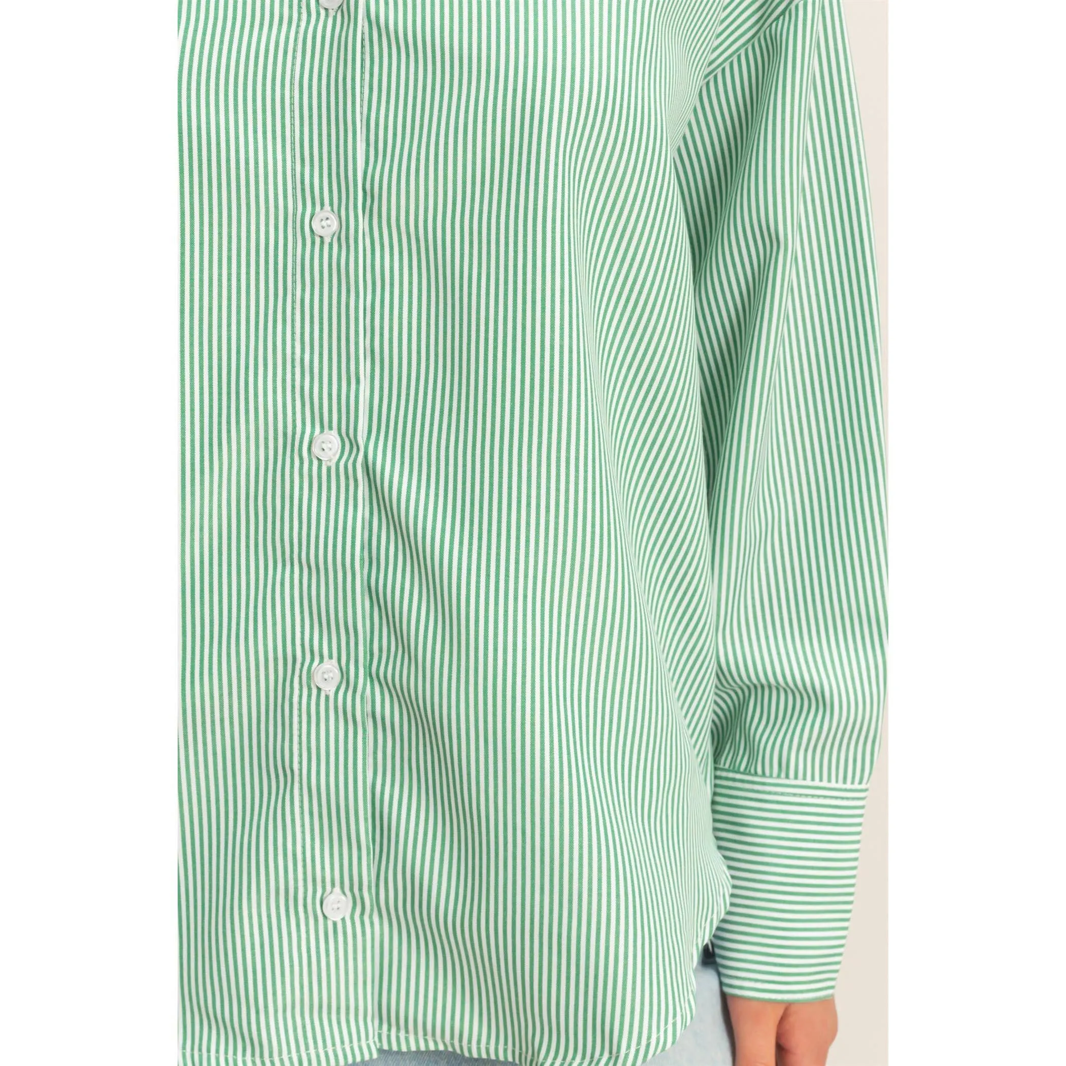 Striped Button Up Shirt sold by Kins Collective product image thumbnail 5