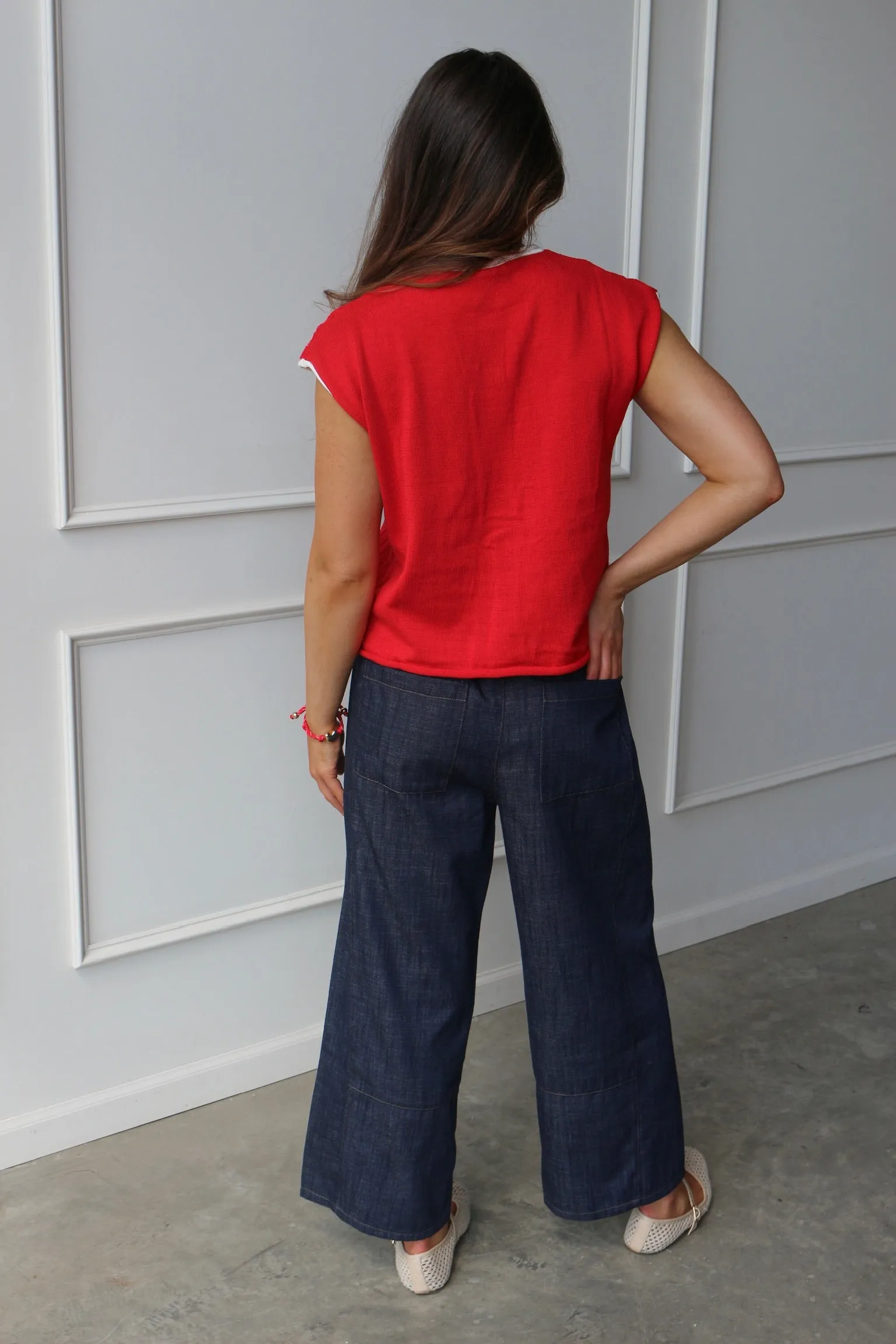 Cable Cardi Vest sold by Kins Collective product image thumbnail 3