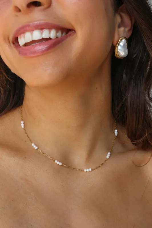 Leilani Multi Pearl Choker made by Kins Collective