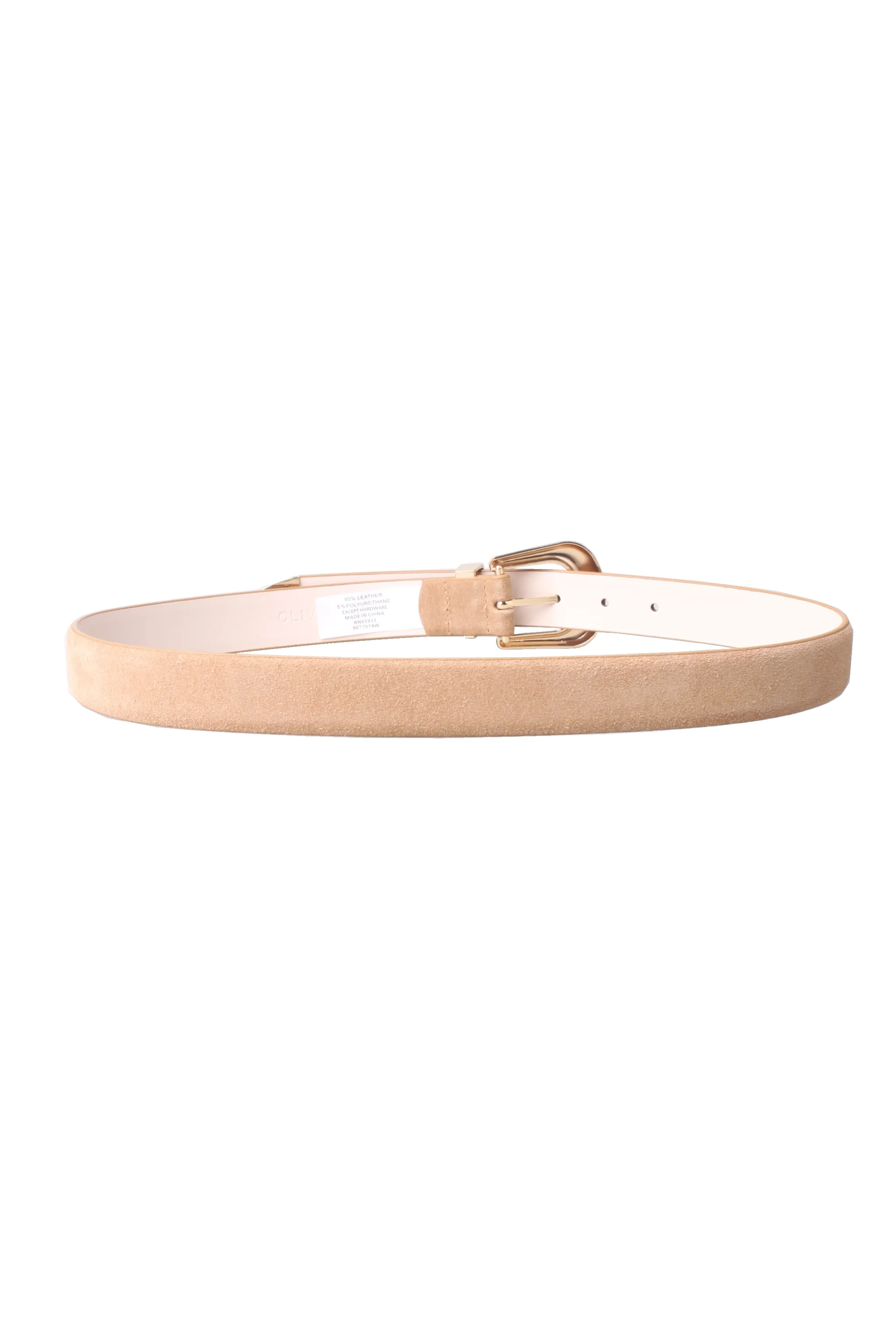 Classic Suede Leather Belt sold by Kins Collective product image thumbnail 4