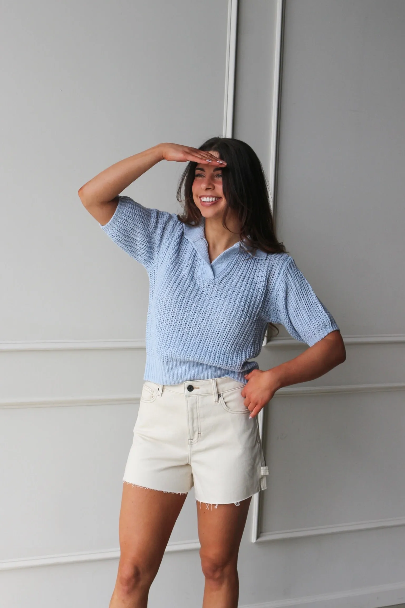 Seaside Knit Polo sold by Kins Collective product image thumbnail 2