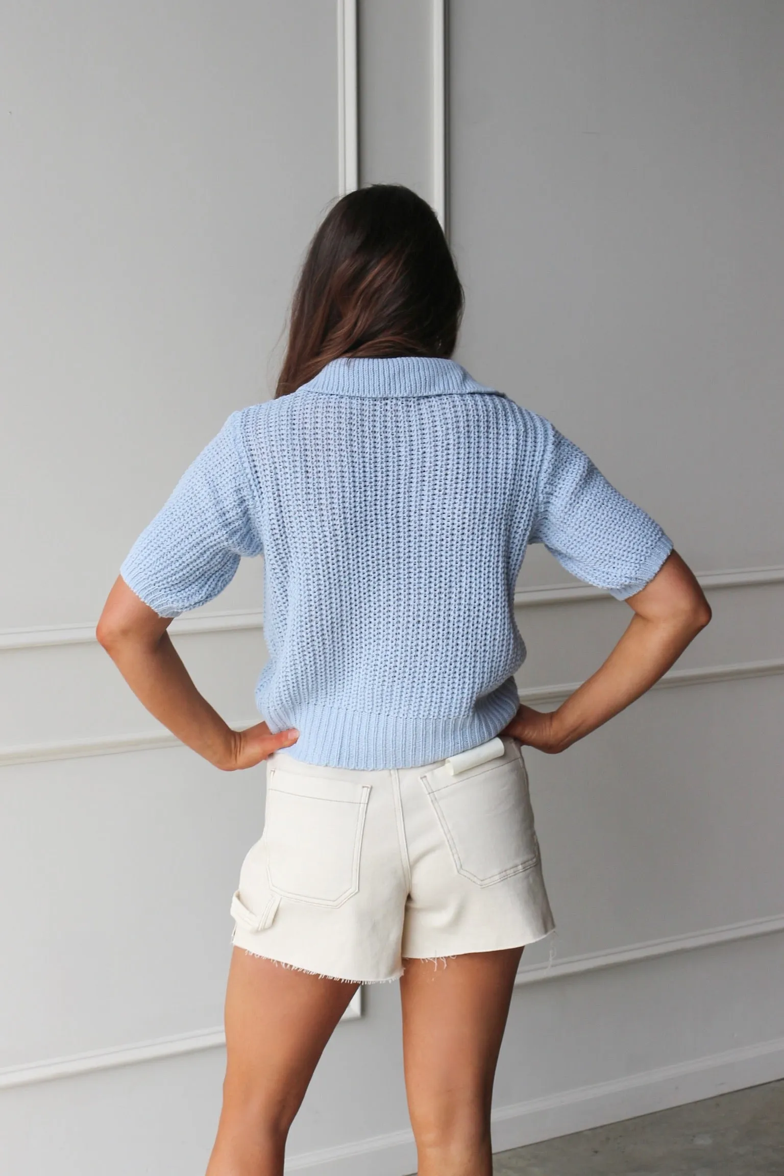 Seaside Knit Polo sold by Kins Collective product image thumbnail 4