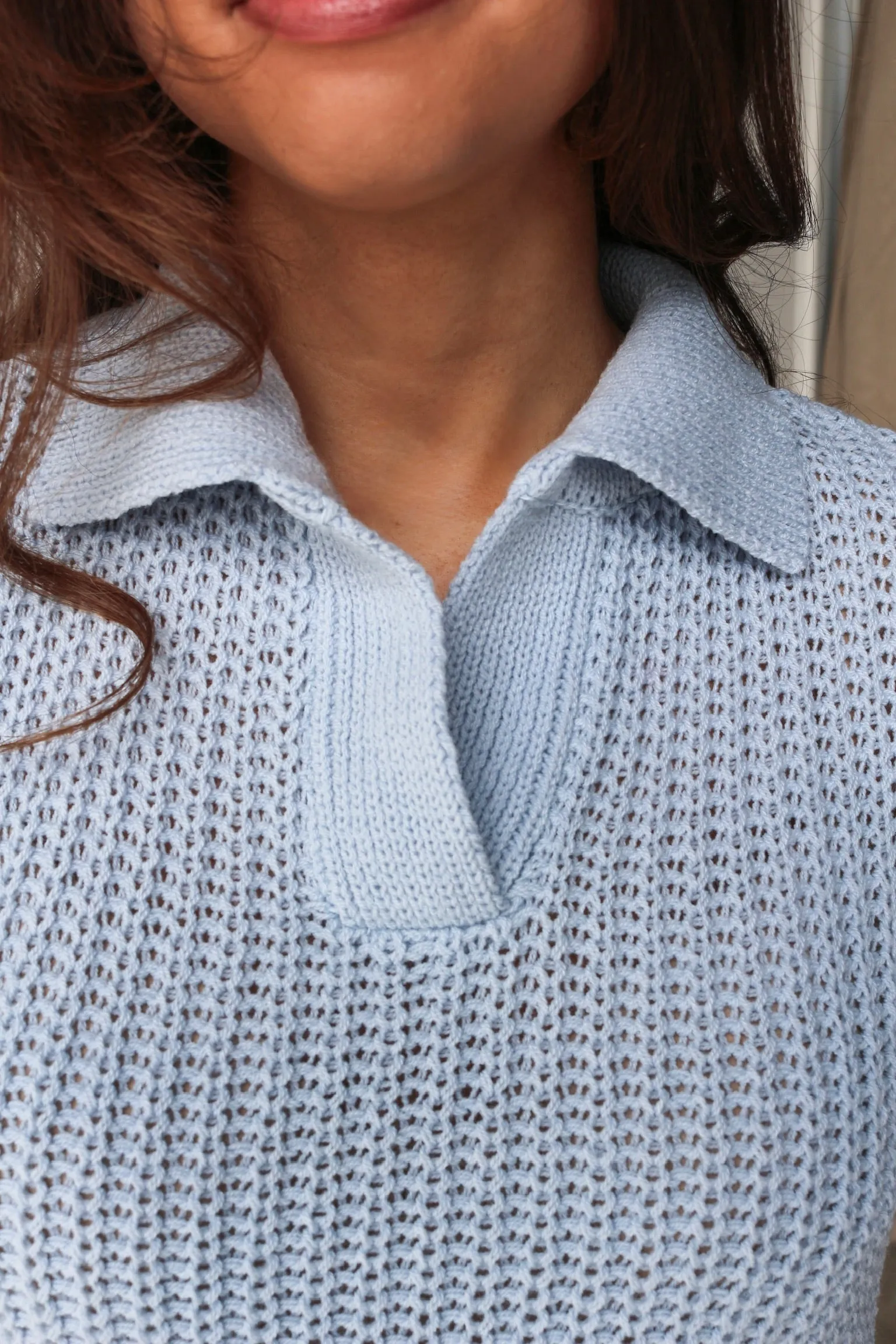 Seaside Knit Polo sold by Kins Collective product image thumbnail 3