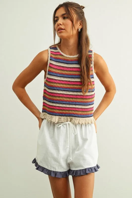 Valley Stripe Tank sold by Kins Collective product image thumbnail 2