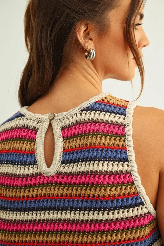 Valley Stripe Tank sold by Kins Collective product image thumbnail 4