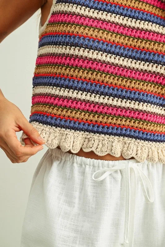 Valley Stripe Tank sold by Kins Collective product image thumbnail 3