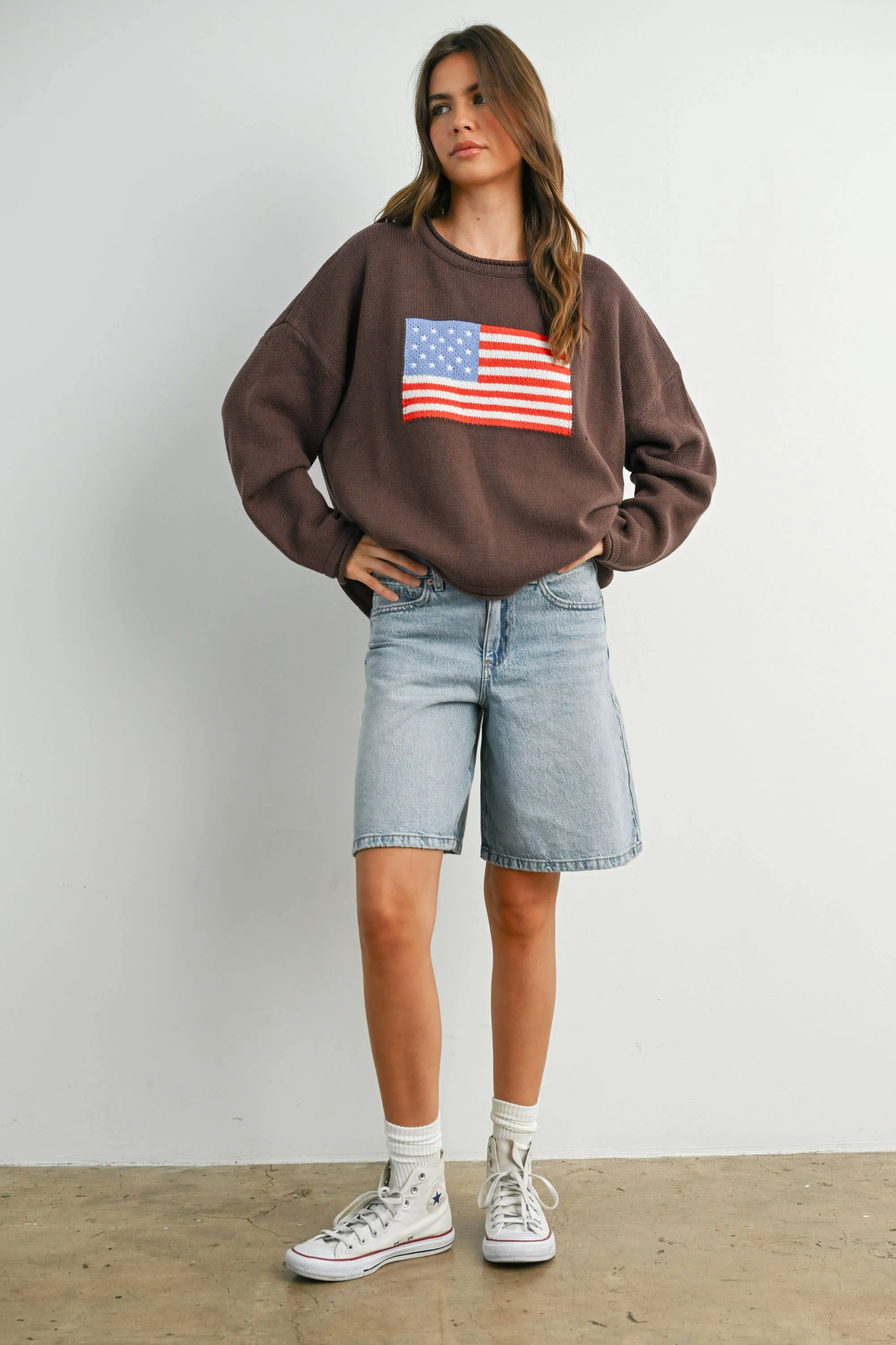 Flag Sweater sold by Kins Collective