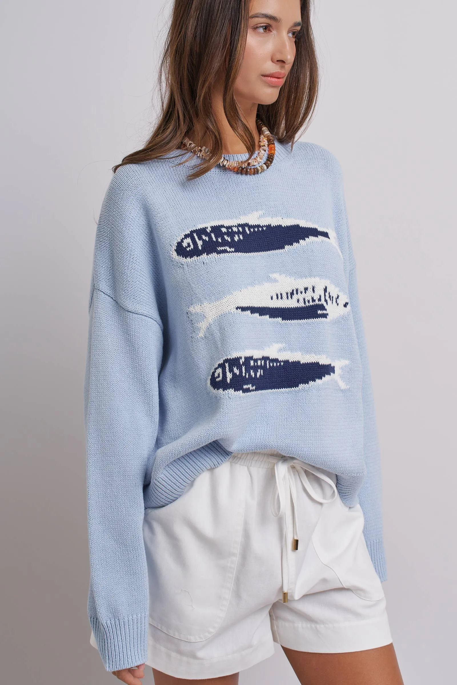 Graphic Fish Sweater sold by Kins Collective product image thumbnail 4