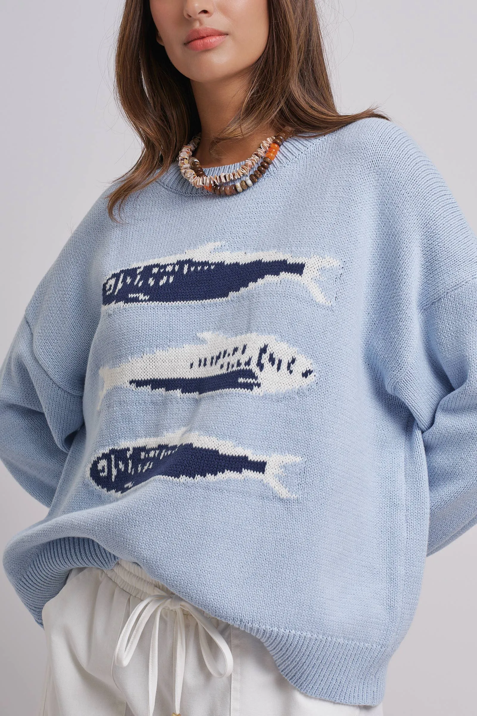 Graphic Fish Sweater sold by Kins Collective product image thumbnail 2