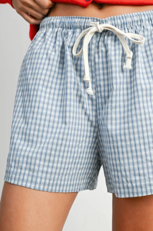 Tie Front High Waisted Shorts made by Kins Collective