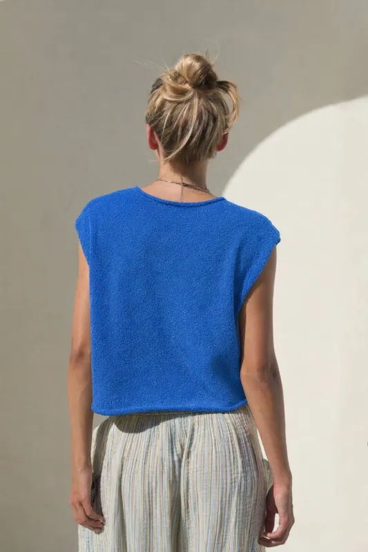 Raw Edge Button down Cardigan Extended Shoulder Sleeve made by Kins Collective