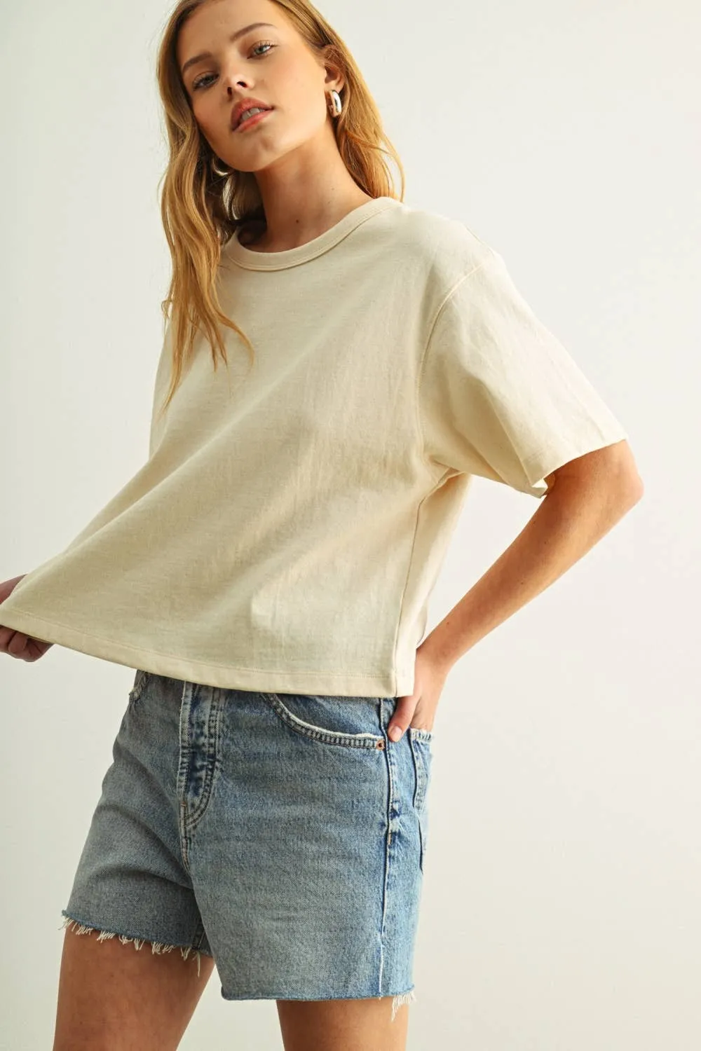 Linen Tee sold by Kins Collective