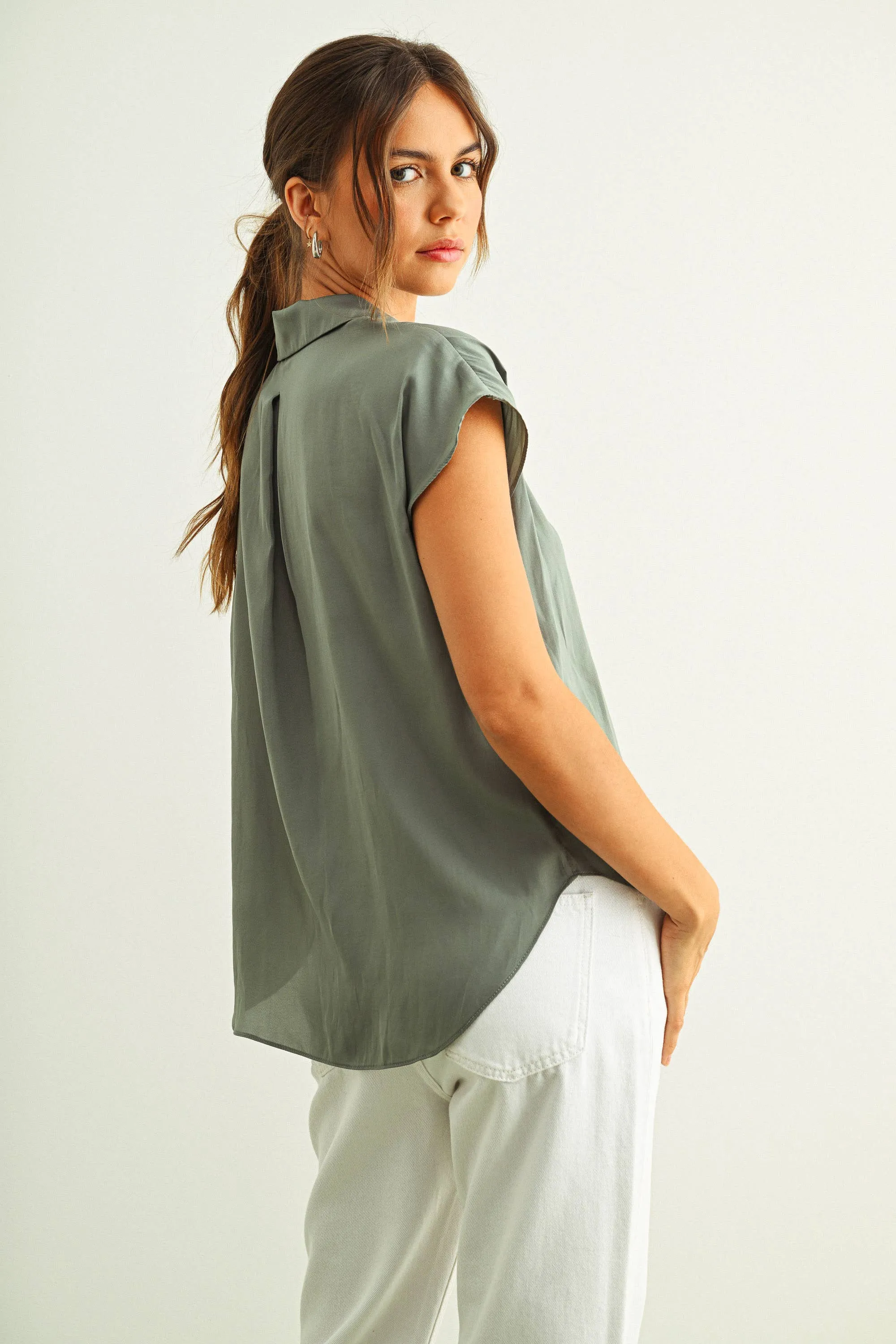 Button Down Blouse sold by Kins Collective product image thumbnail 3