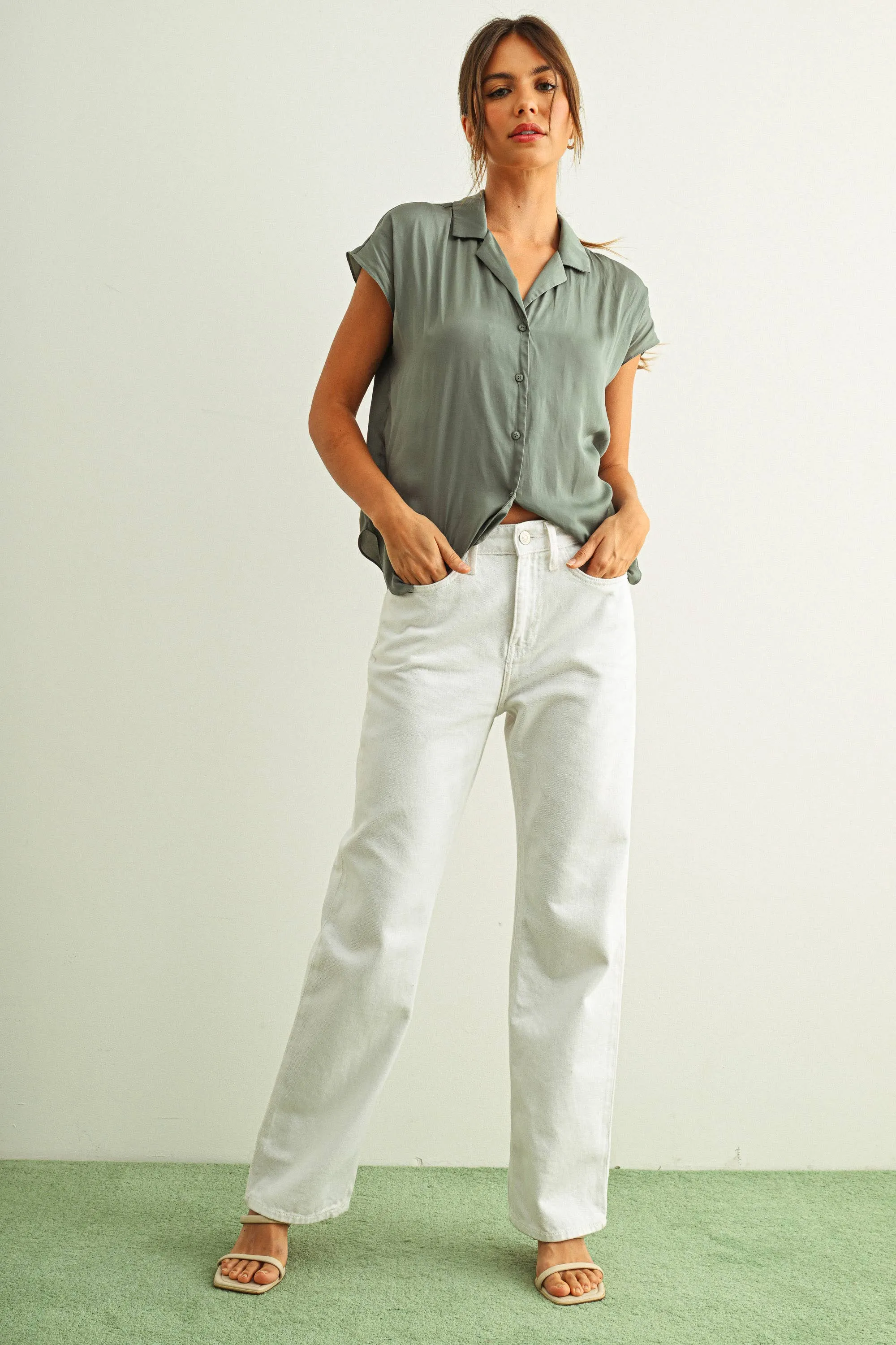 Button Down Blouse sold by Kins Collective product image thumbnail 4
