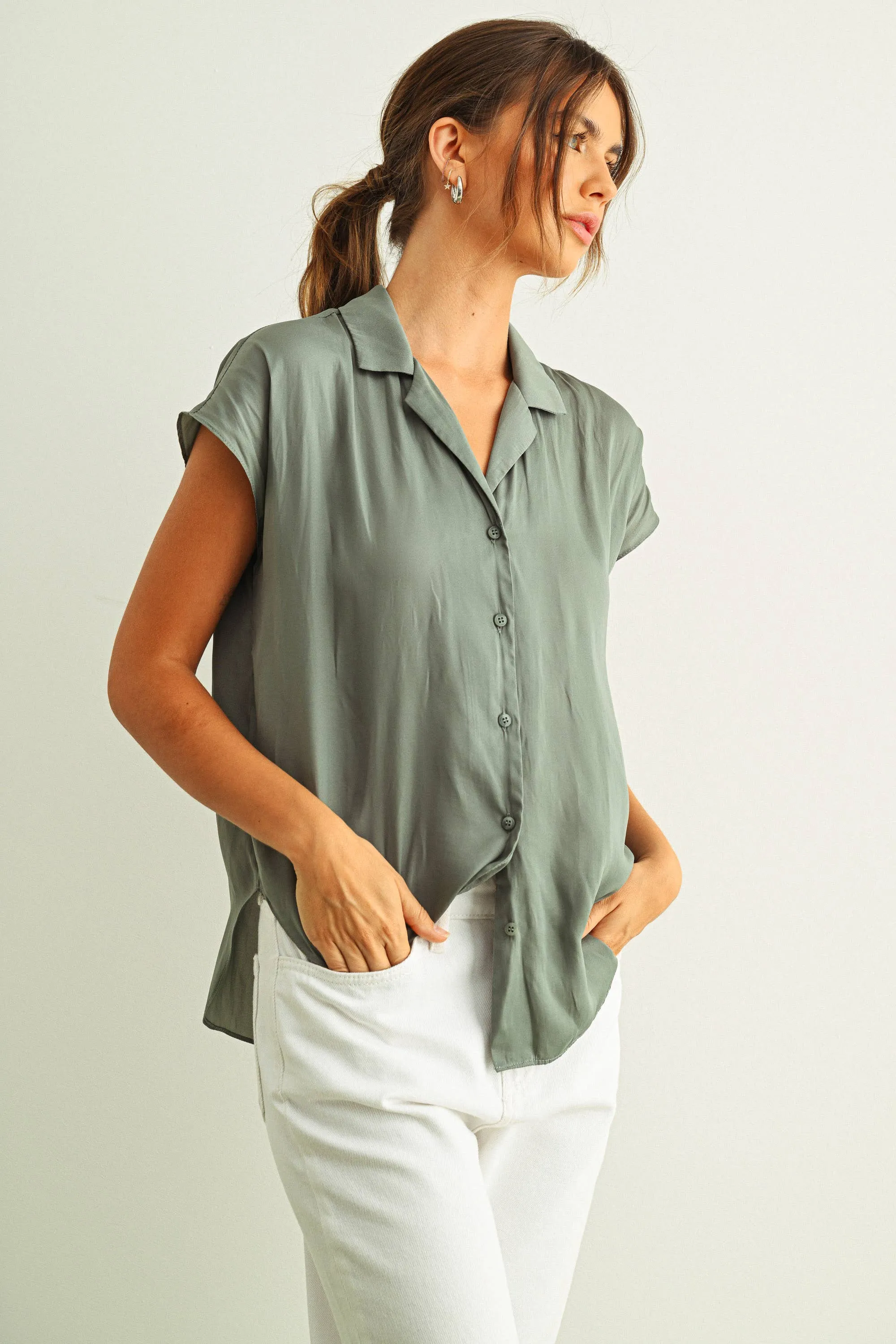 Button Down Blouse sold by Kins Collective product image thumbnail 2