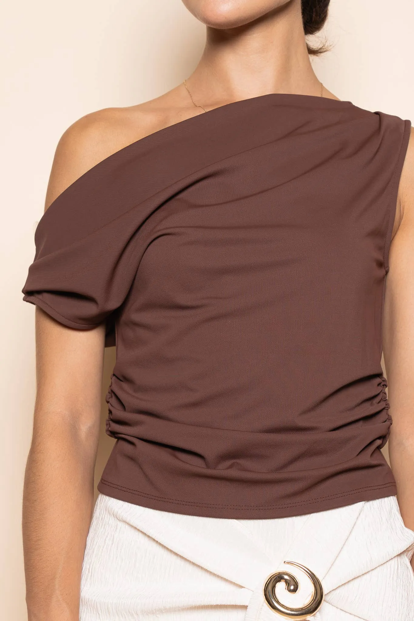 Minimalist Shoulder Top sold by Kins Collective product image thumbnail 4