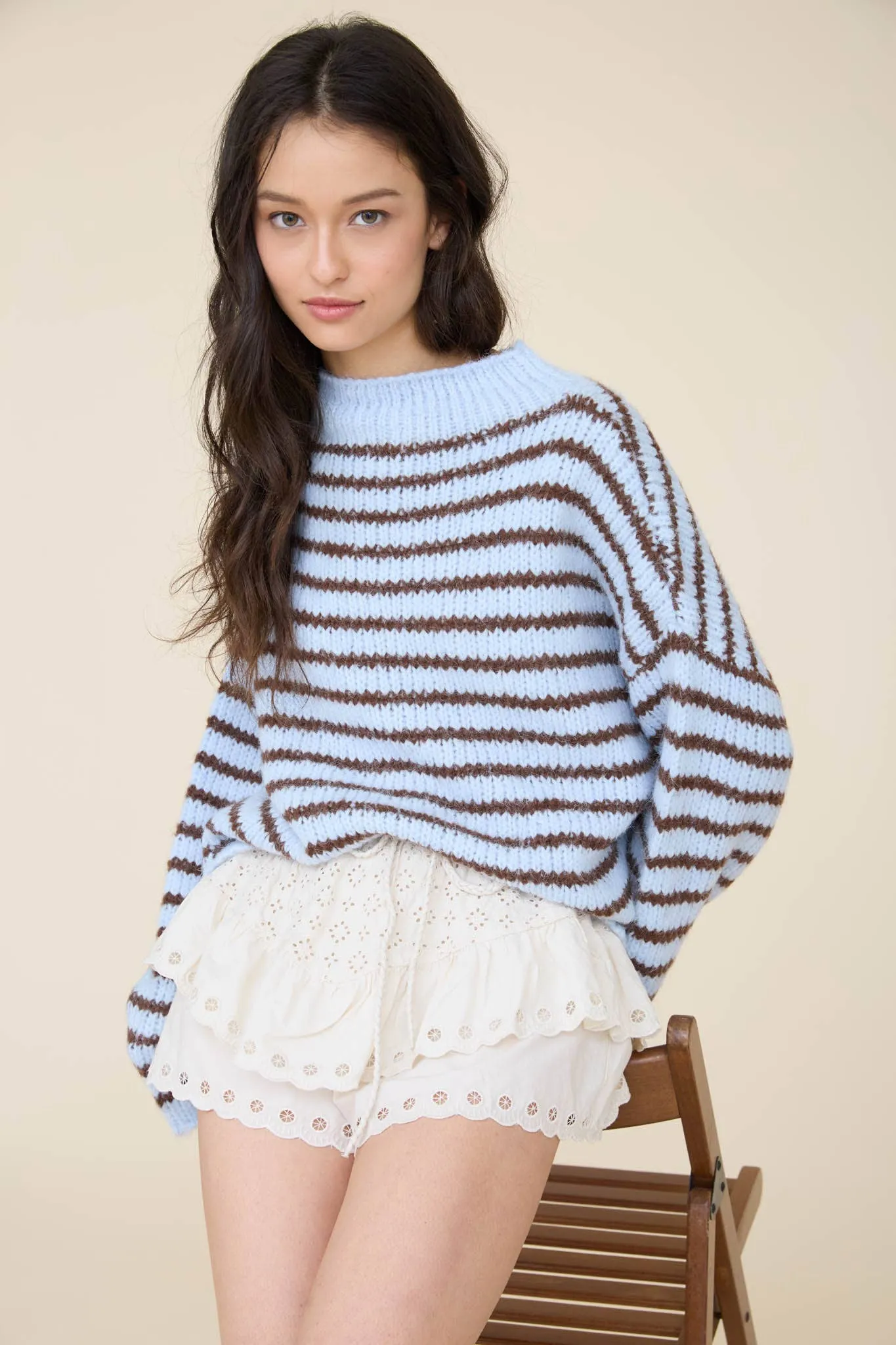 Stripe Chunky Sweater sold by Kins Collective product image thumbnail 5