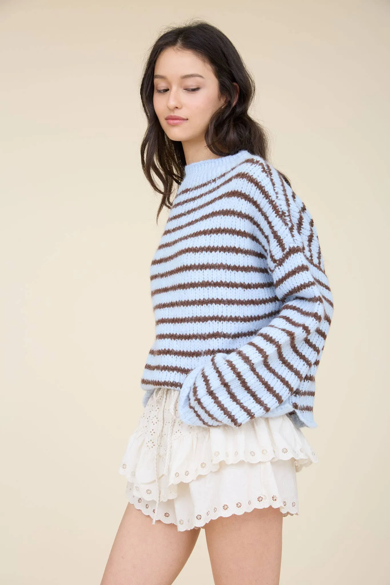 Stripe Chunky Sweater sold by Kins Collective product image thumbnail 3