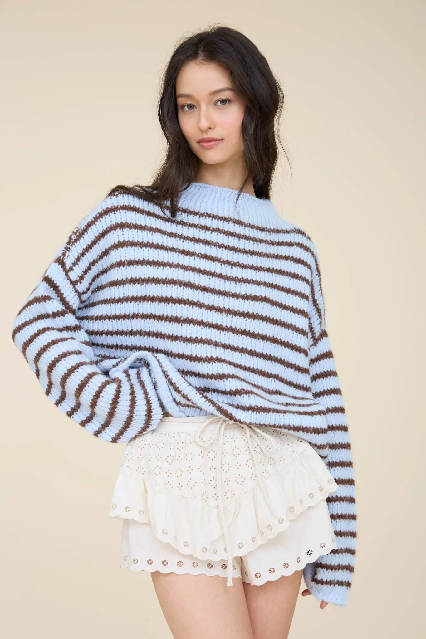 Stripe Chunky Sweater sold by Kins Collective product image thumbnail 4