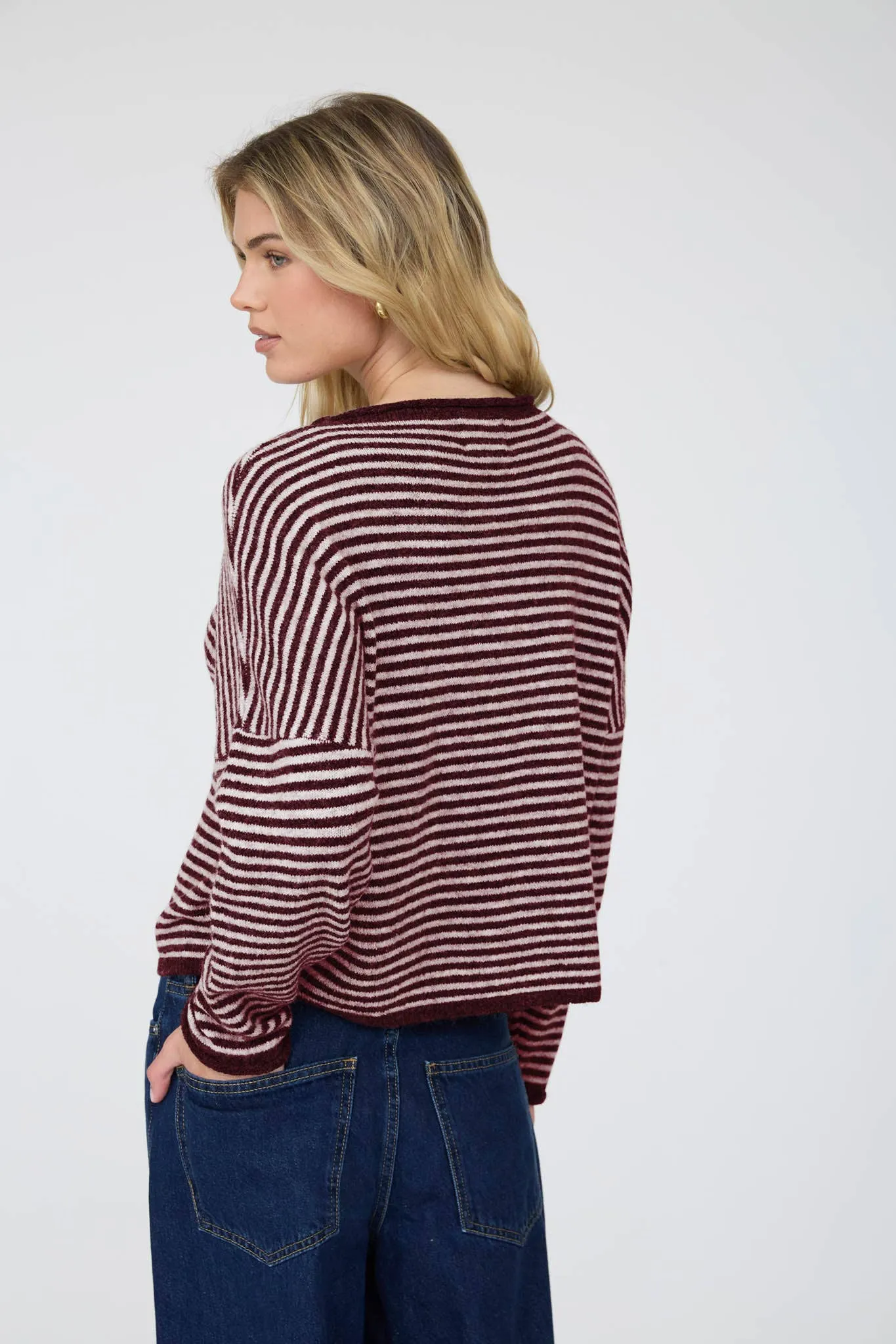 Bridget Stripe Cardigan sold by Kins Collective product image thumbnail 2