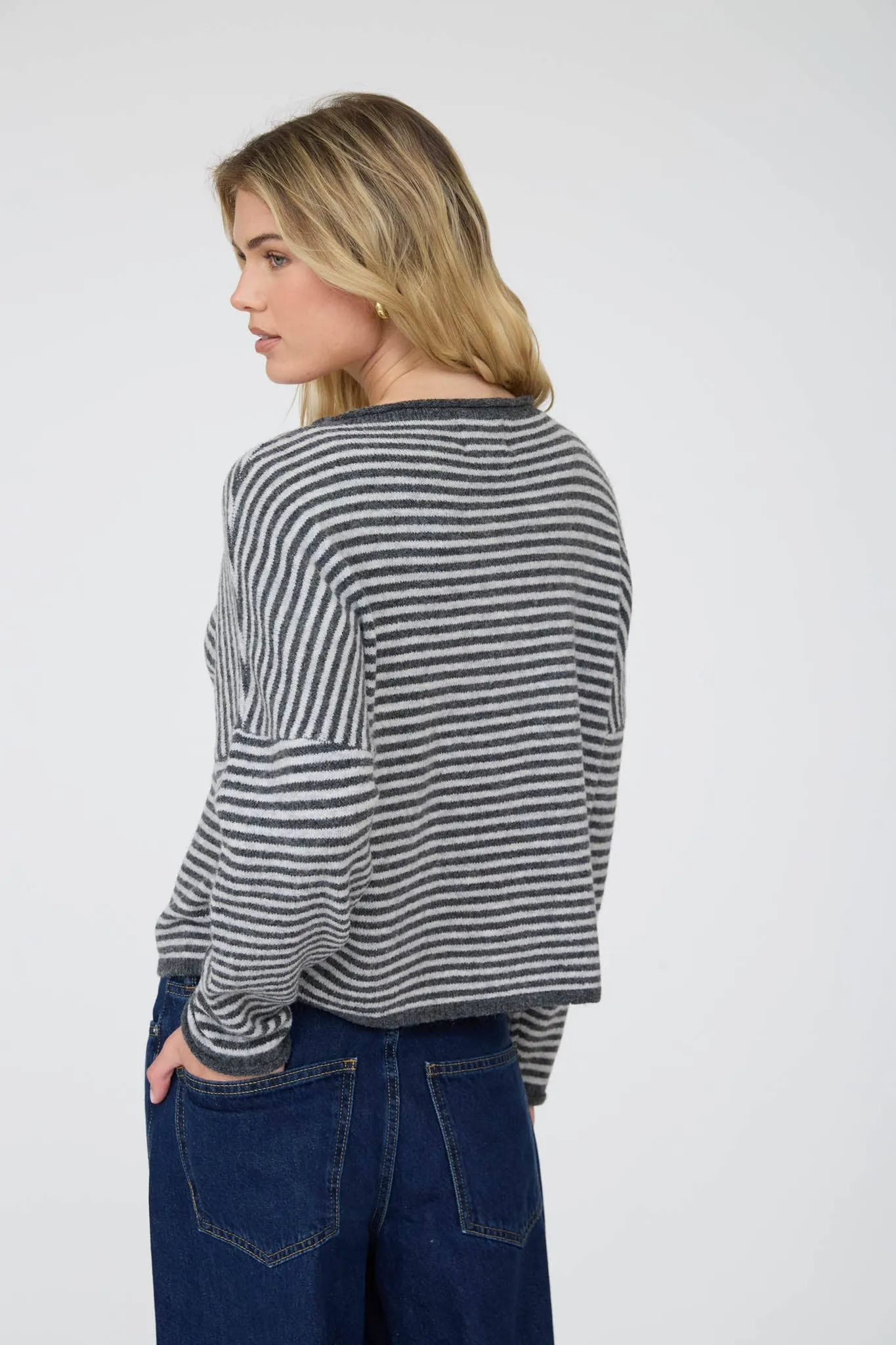 Bridget Stripe Cardigan sold by Kins Collective product image thumbnail 2