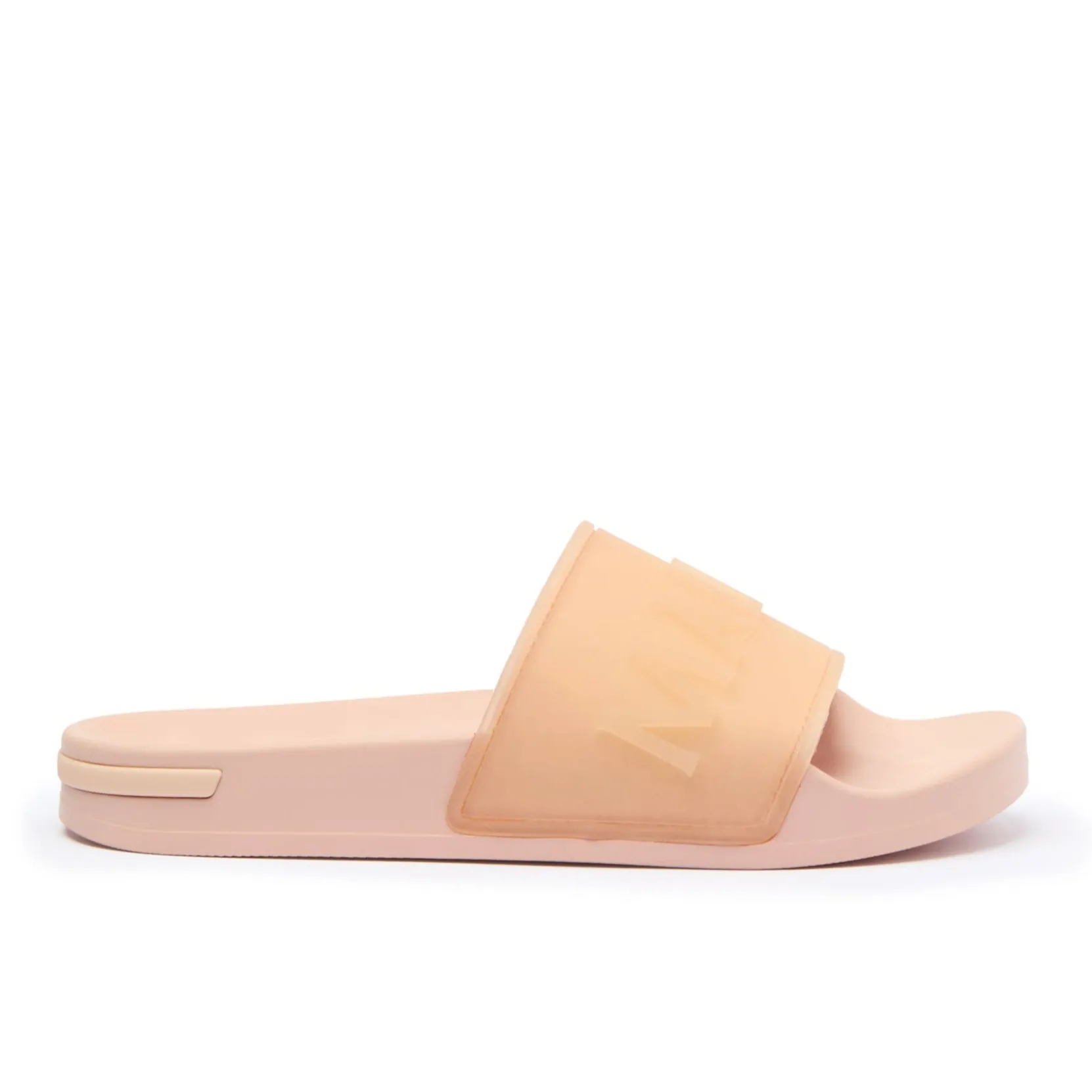 Serif Slide Clear Pink Womens sold by Mallet