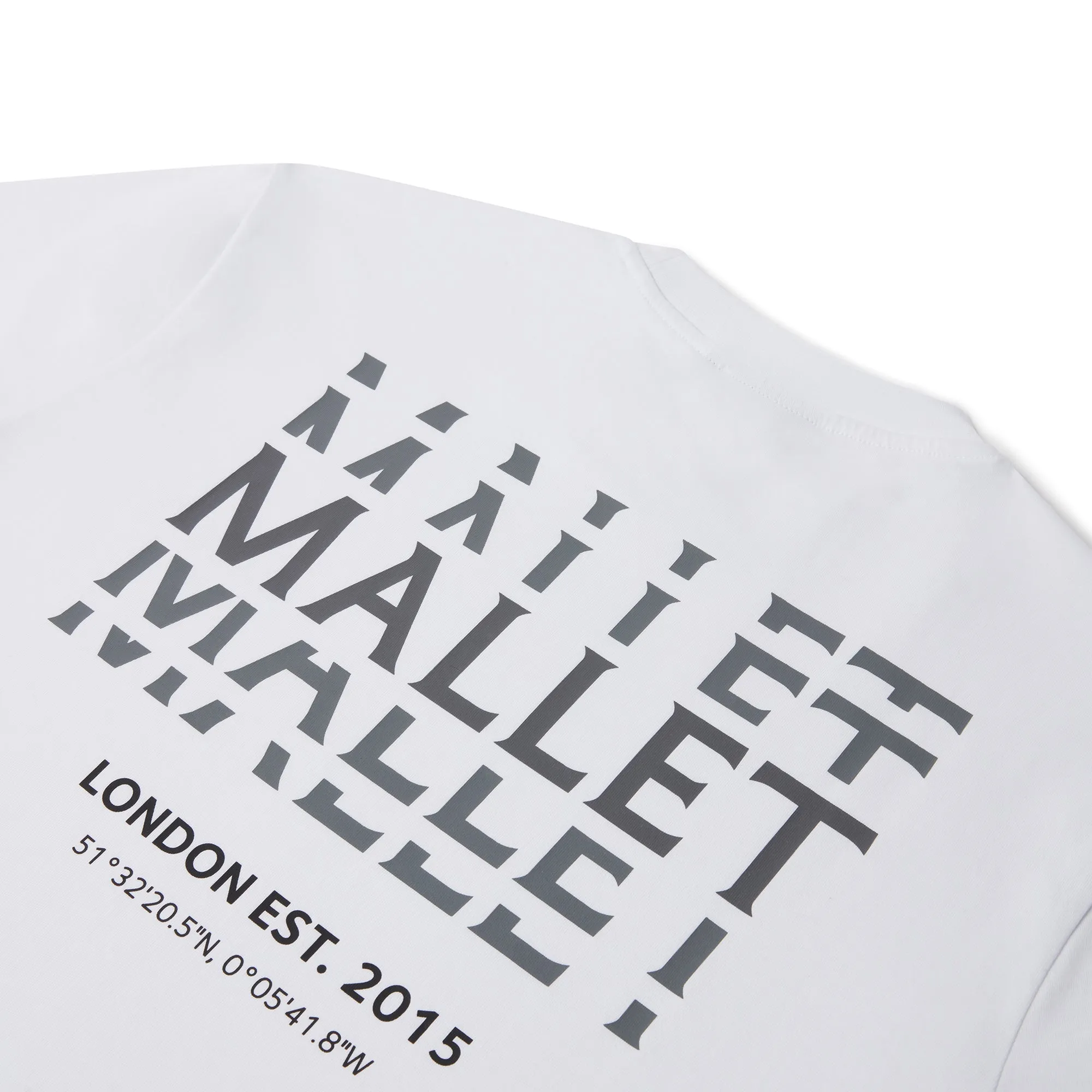 Strobe Tee White Black Organic sold by Mallet product image thumbnail 4